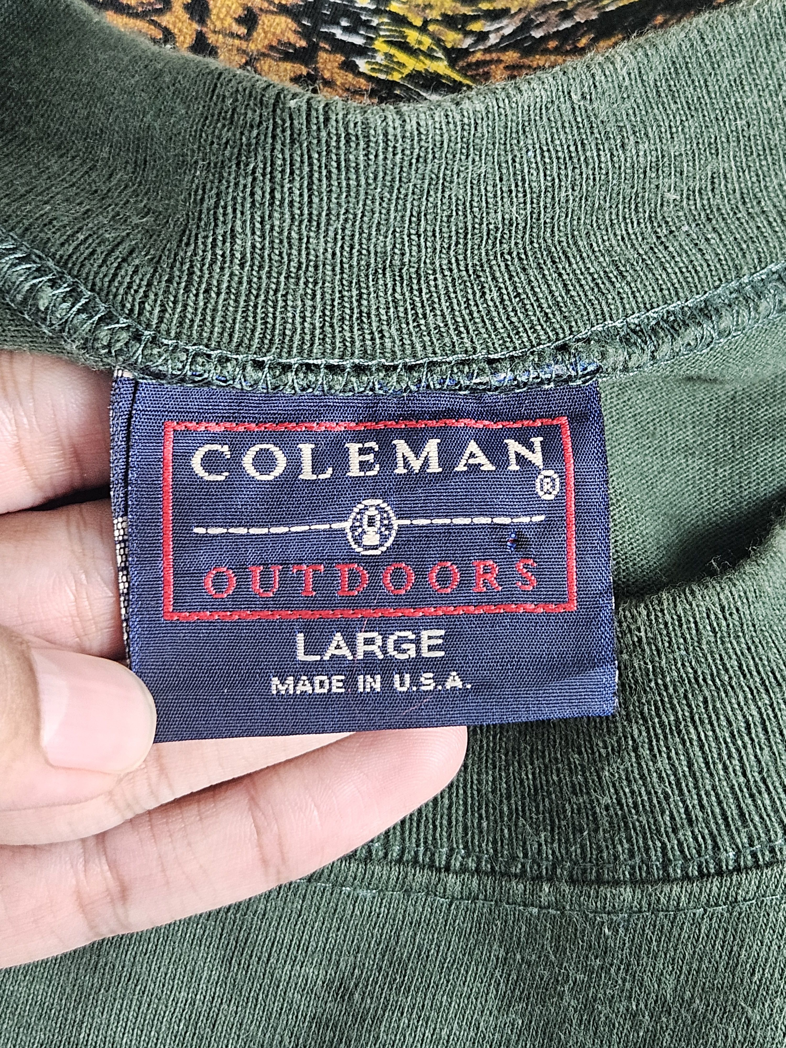 Coleman × Vintage Vintage Coleman Blackoak Hunting Lodge Outdoor pocket shirt Size US L / EU 52-54 / 3 - 4 Thumbnail