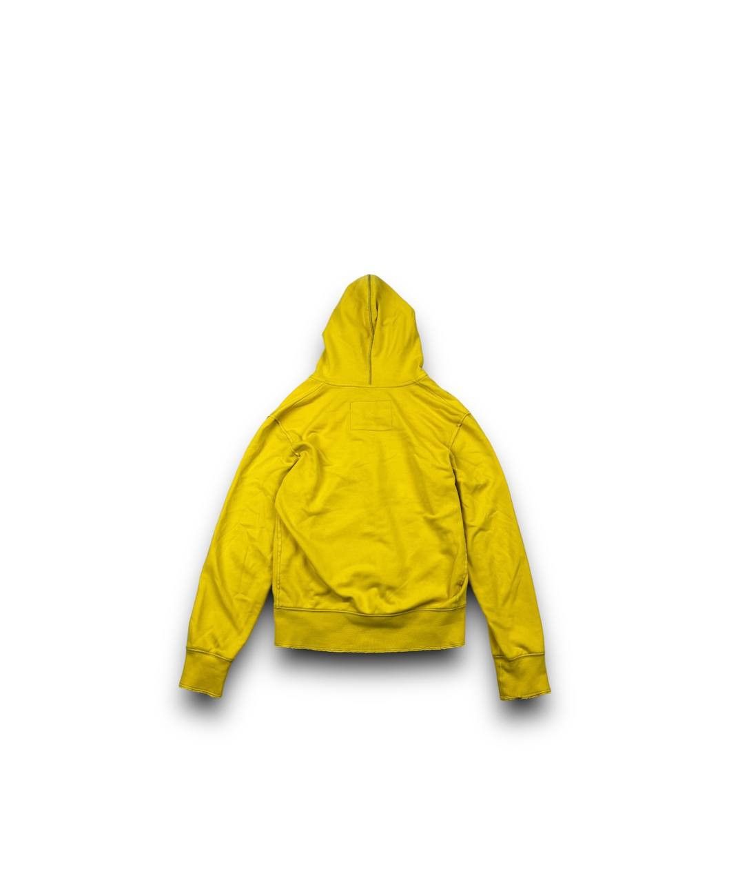 Nike Nike Vintage Full Zip Yellow Hoodie Size Medium Size US M / EU 48-50 / 2 - 2 Thumbnail