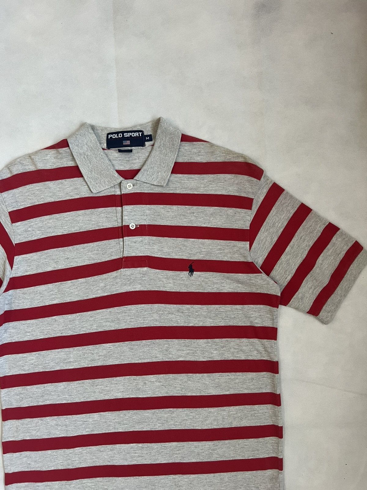 Polo Ralph Lauren Polo Sport Ralph Lauren Striped Small Pony Striped Shirt Size US M / EU 48-50 / 2 - 2 Thumbnail