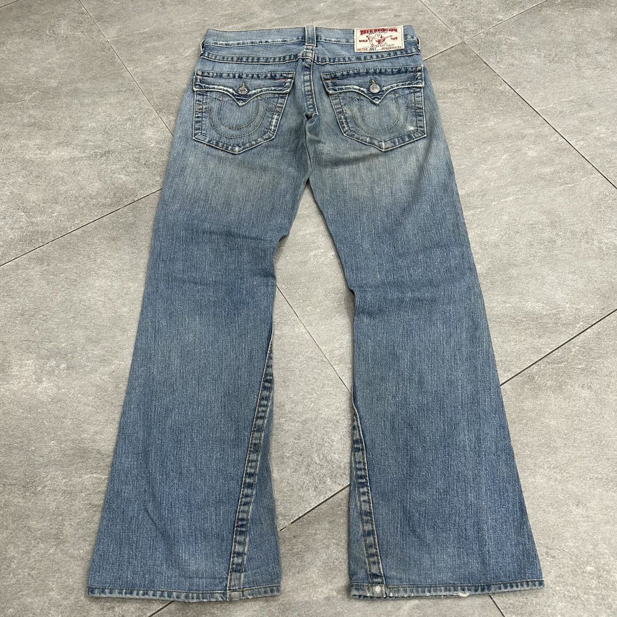 True Religion Vintage 90s True Religion Joey Flared Denim Size US 33 - 19 Thumbnail
