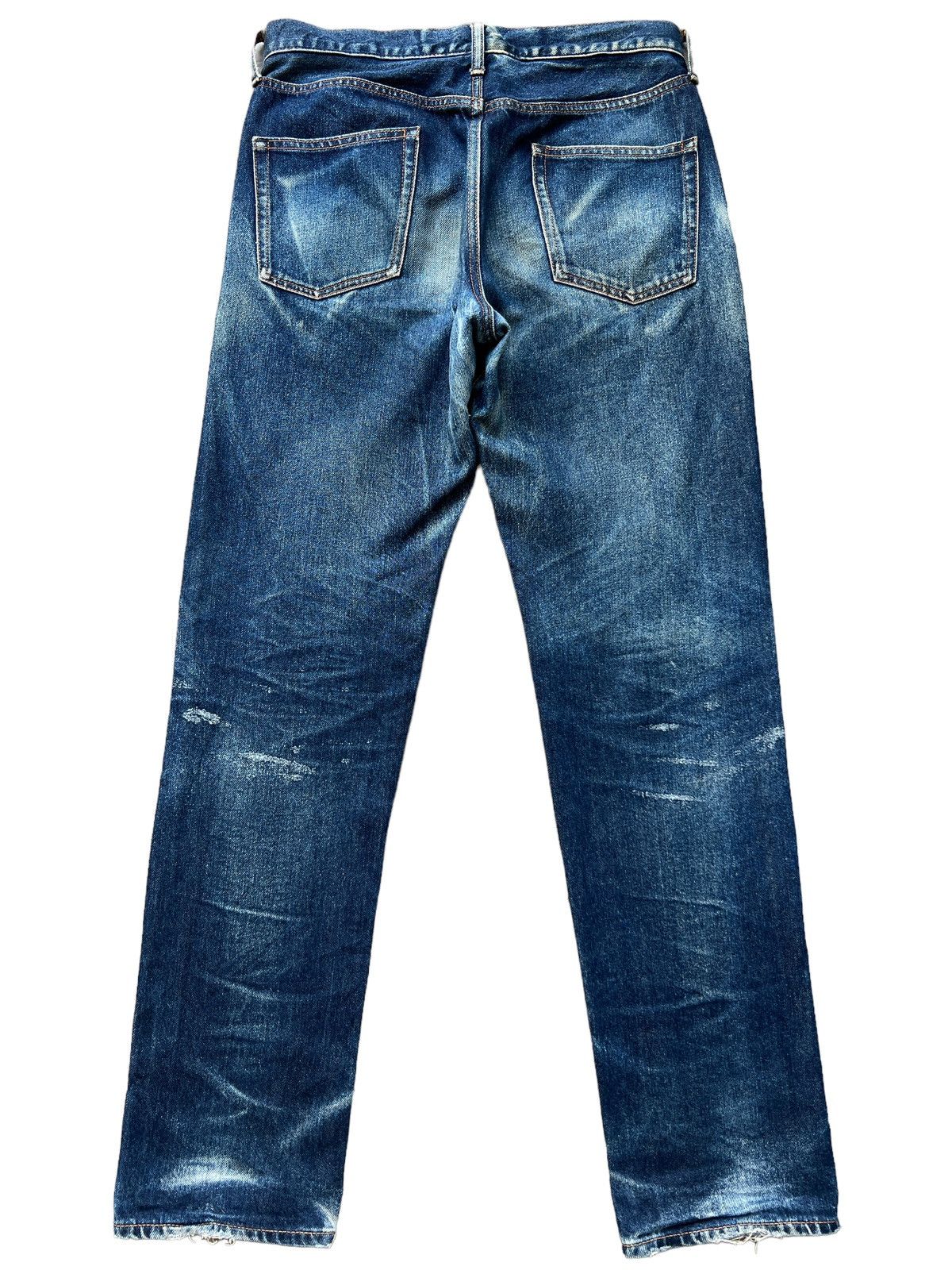Uniqlo Vintage Japanese Uniqlo Distressed Denim Jeans 32x32 Size US 32 / EU 48 - 3 Thumbnail