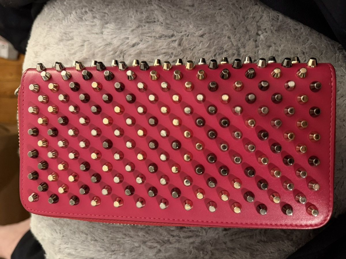 Christian Louboutin Panettone wallet nv calf p/spikes rg Size ONE SIZE - 5 Thumbnail