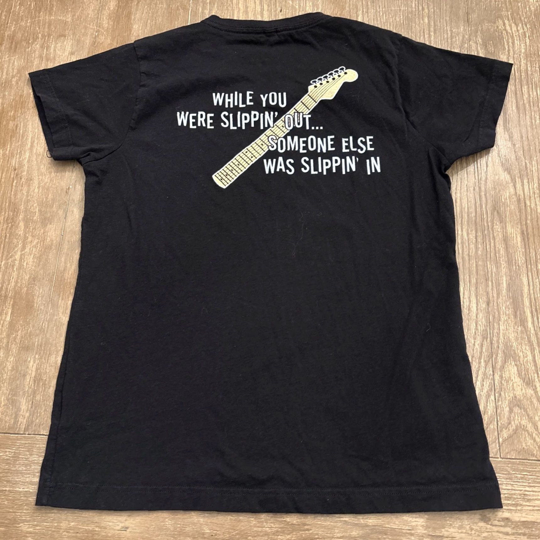 Vintage George Buddy Guy Women’s T Shirt Chicago Blues Lyrics Size L Black LAT T-Shirt Women’s L Size L / US 10 / IT 46 - 4 Thumbnail