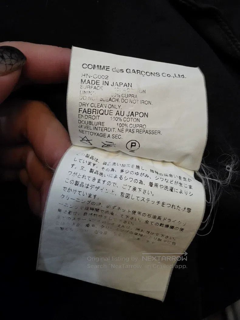 Comme des Garcons Comme Des Garcons size one-size-fits-all Double-breasted N Size US XS / EU 42 / 0 - 8 Thumbnail