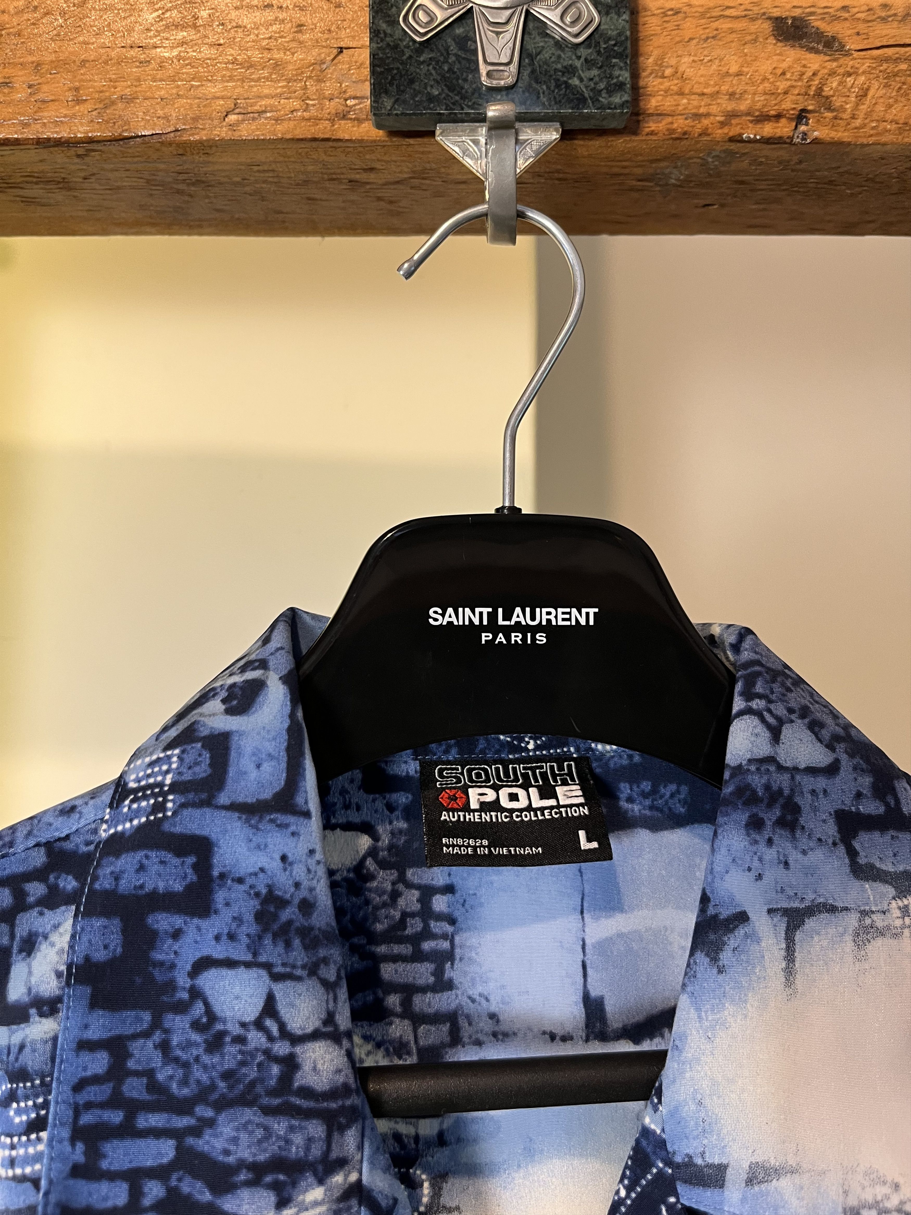 Rap Tees × Southpole × Vintage Vintage 90s y2k Southpole Rap Hip Hop Oversized Crazy Shirt Size US L / EU 52-54 / 3 - 4 Thumbnail