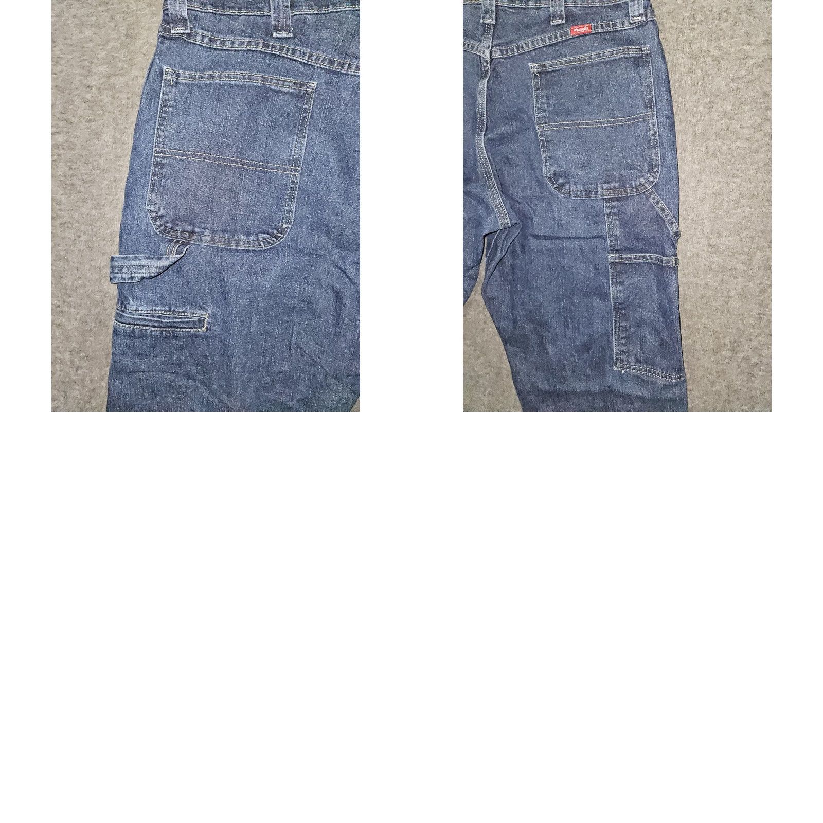 Wrangler Wrangler Carpenter Jeans Mens 34x32 Blue Mid Rise Casual Workwear Size US 34 / EU 50 - 8 Thumbnail