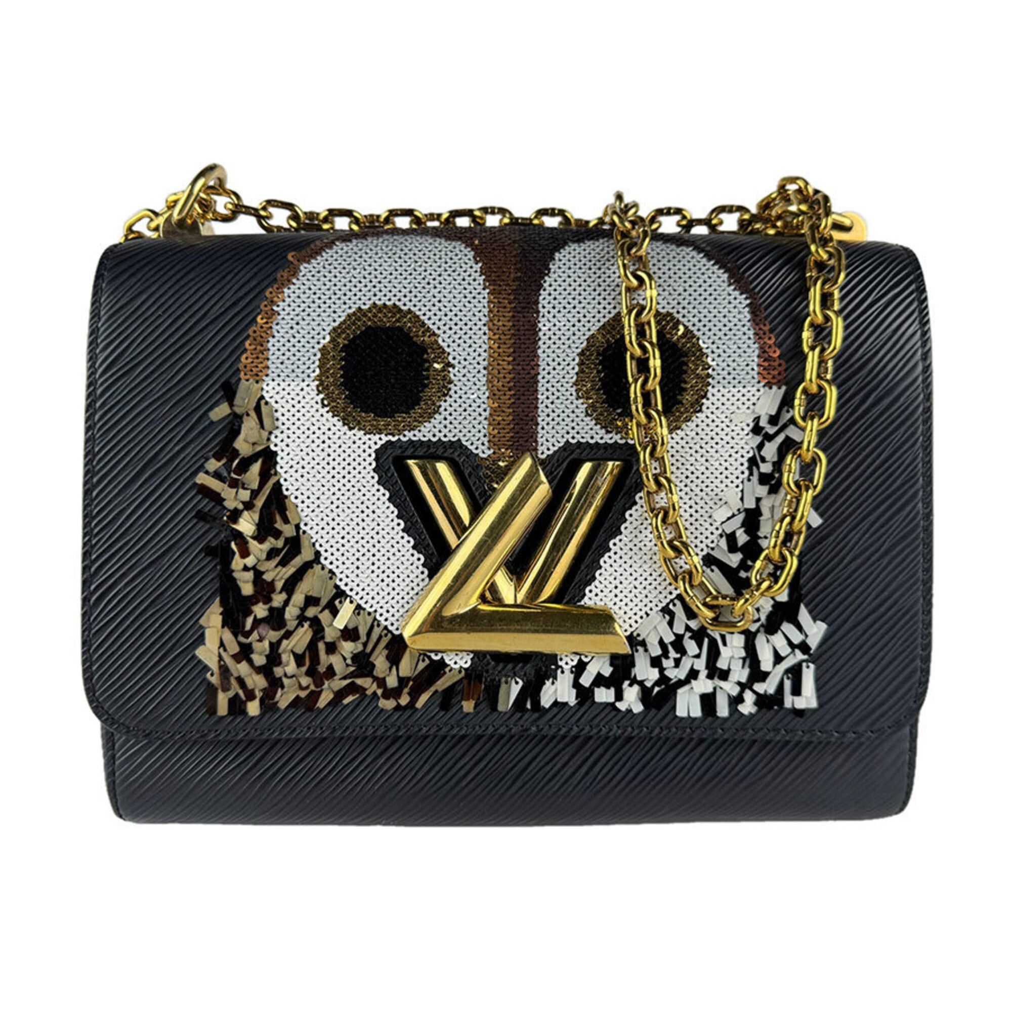 Louis Vuitton Louis Vuitton Shoulder Bag Epi Twist MM Leather Black Gold Women's M41867 z9737 Size ONE SIZE - 1 Thumbnail
