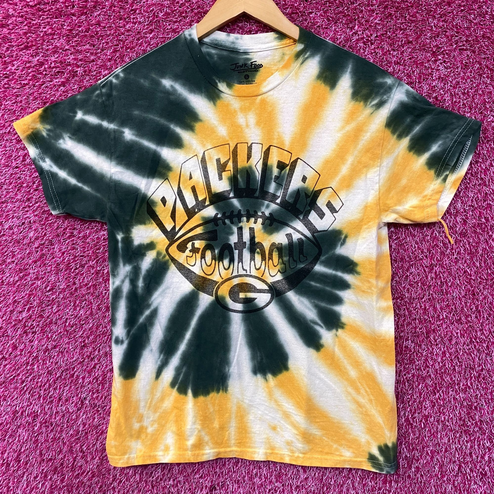 Junk Food Junk Food Clothing NFL Green Bay Packers Football Tie Dye T- Size US S / EU 44-46 / 1 - 1 Thumbnail