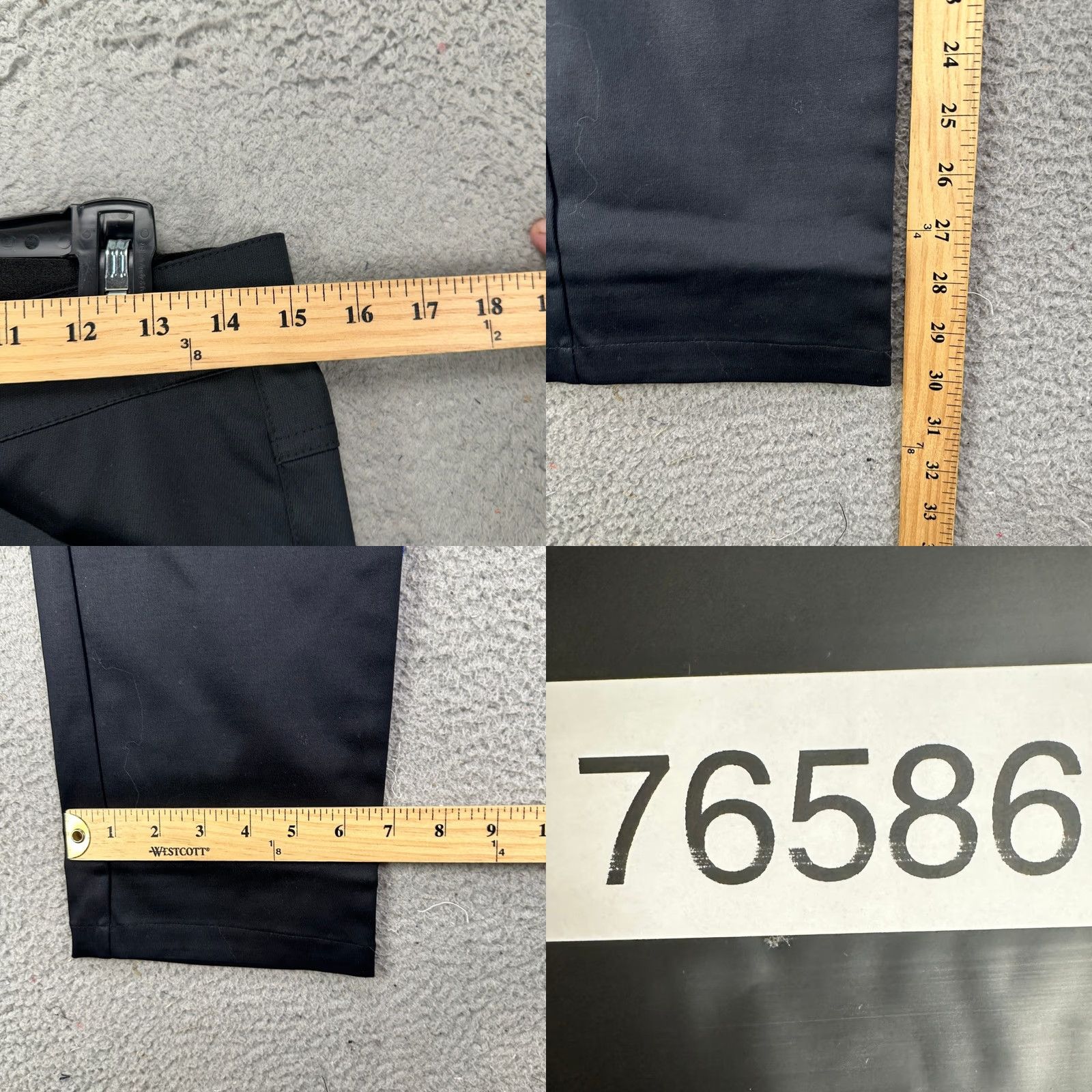 Vintage Pepsi Mens Cargo Pants 30X30 Black Flat Front Straight Leg Stretch Workwear NEW Mens Pants Black 30 Inseam 30 Coats? Size US 30 / EU 46 - 8 Thumbnail