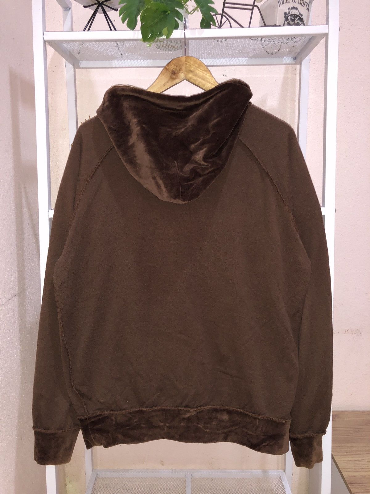 Bape Vintage 2005 BAPE Velour Velvet Full Zip Hoodie Size US M / EU 48-50 / 2 - 4 Thumbnail