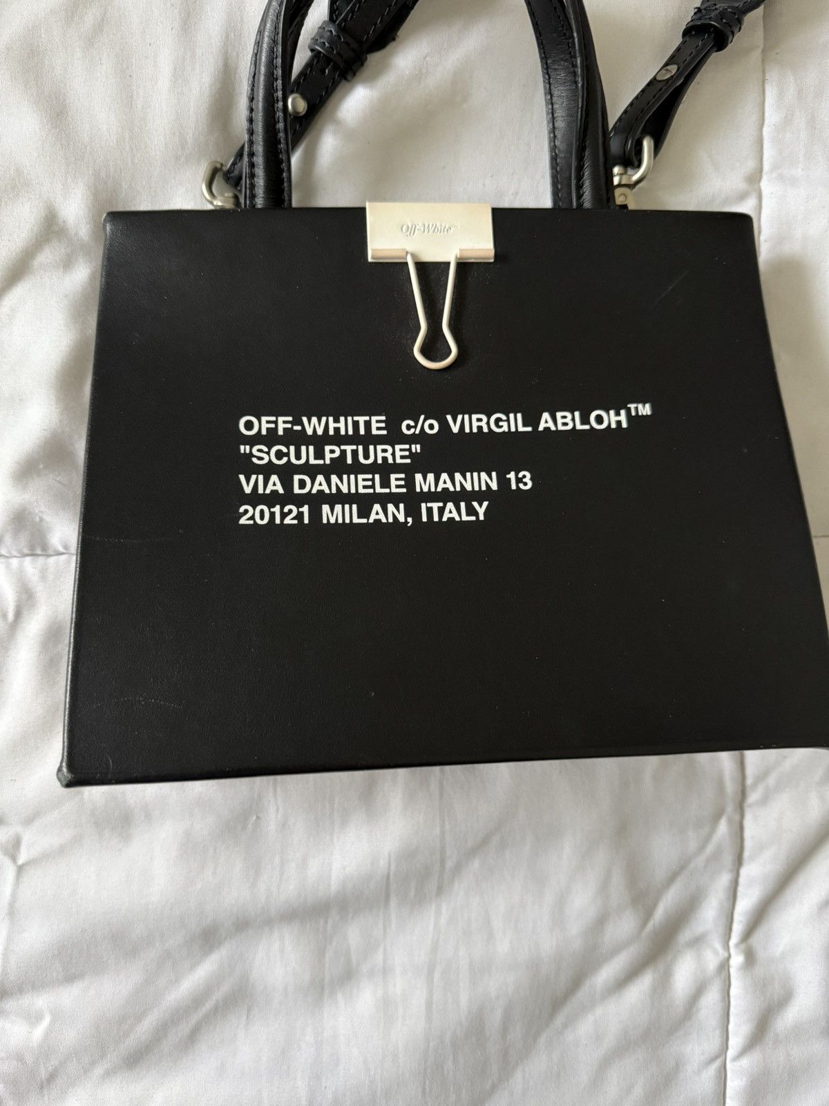 Off-White OFF-WHITE Box Bag Mini Black Size ONE SIZE - 4 Thumbnail