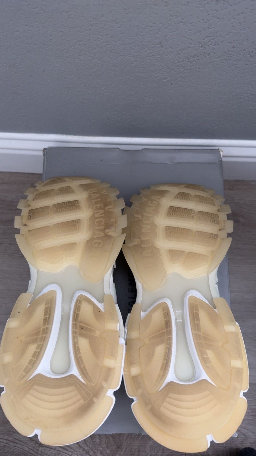 Balenciaga Balenciaga Track White Glow in the Dark Size US 12 / EU 45 - 7 Thumbnail