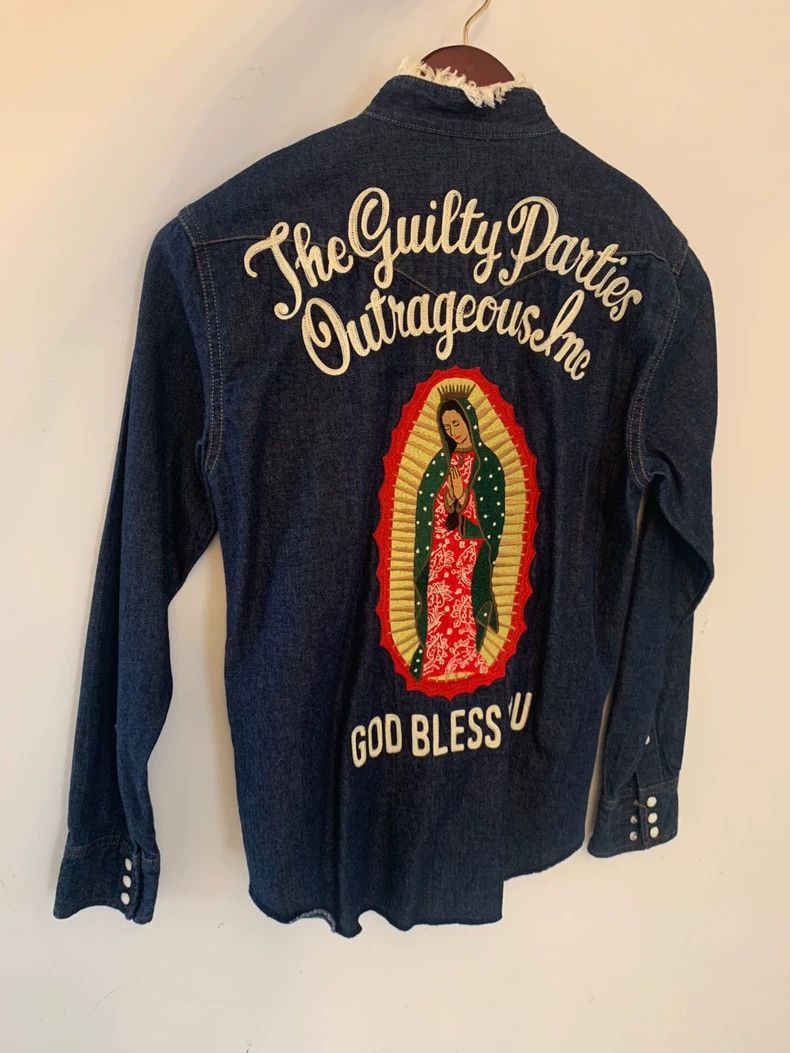Wacko Maria Wacko maria Raw Denim Shirt Size US M / EU 48-50 / 2 - 1 Thumbnail