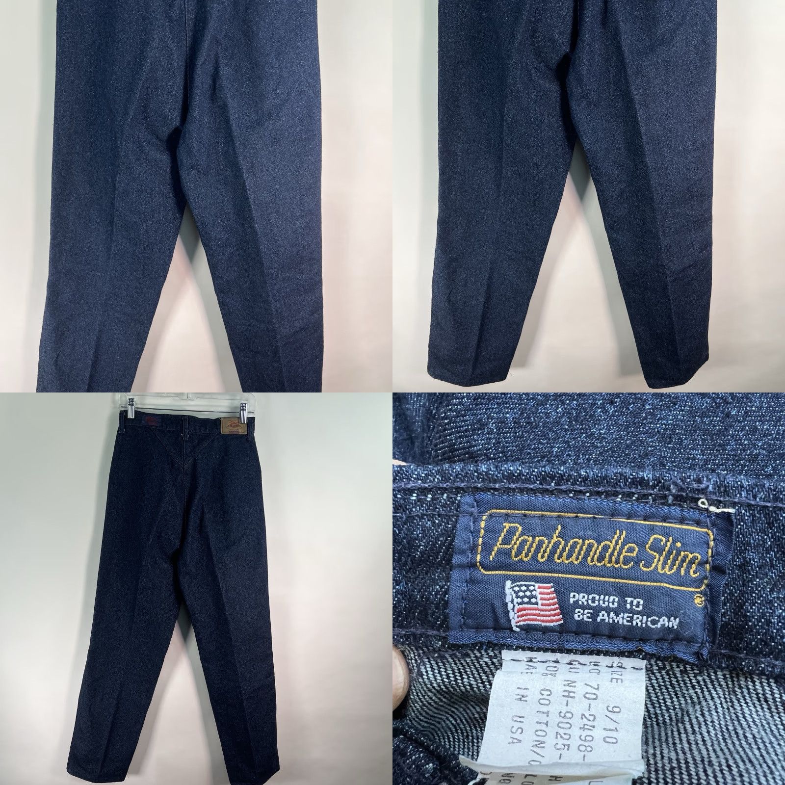 Vintage VINTAGE Panhandle Slim Western Denim Jeans Women’s 30x32 SZ 9/10 Dark Blue USA Slim Straight 30 32 Womens Size 32" / US 10 / IT 46 - 8 Thumbnail