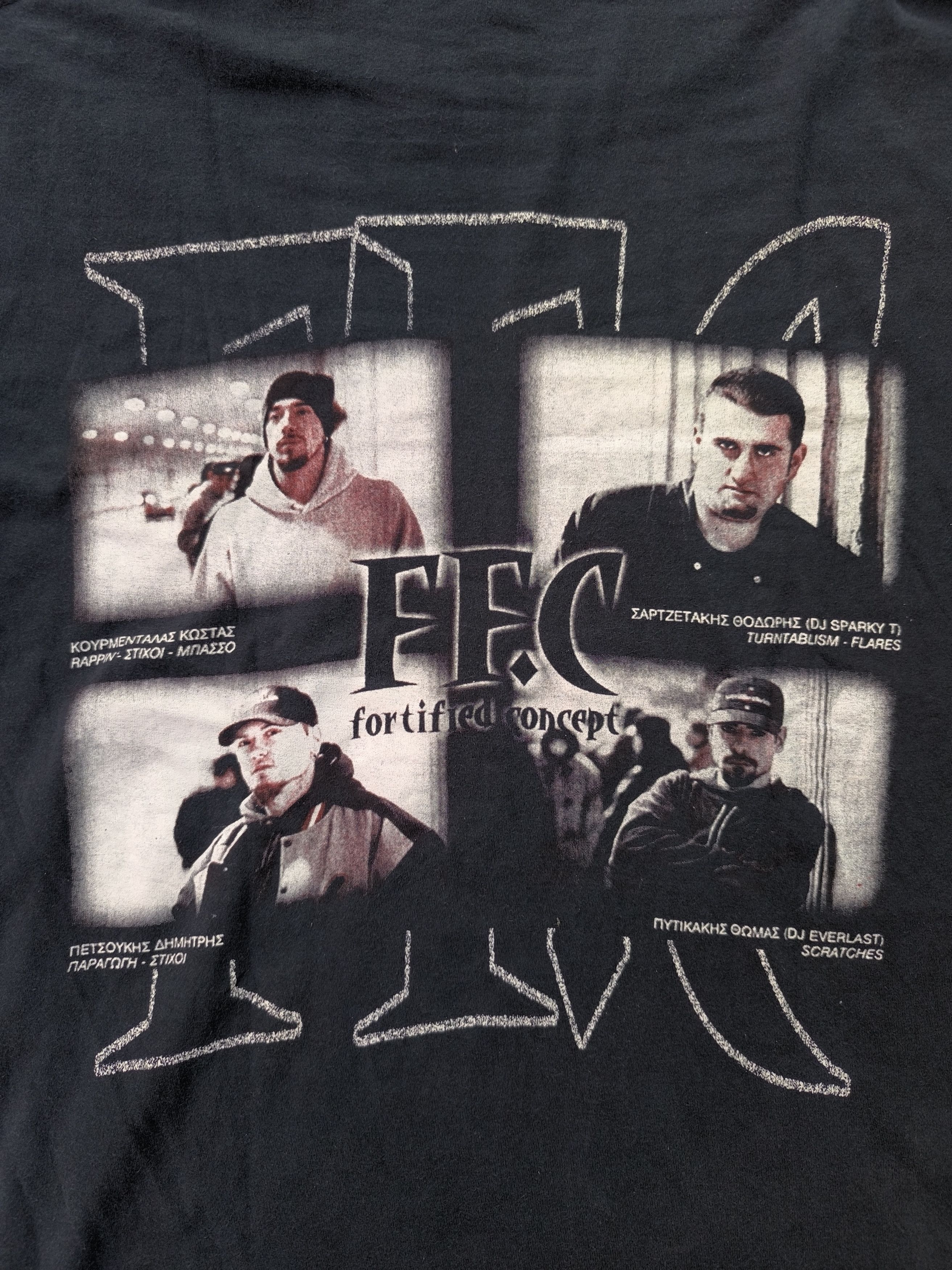 Rap Tees × Vintage Rare FF. C Fortified Concept S' Alli Diastasi Size US L / EU 52-54 / 3 - 4 Thumbnail