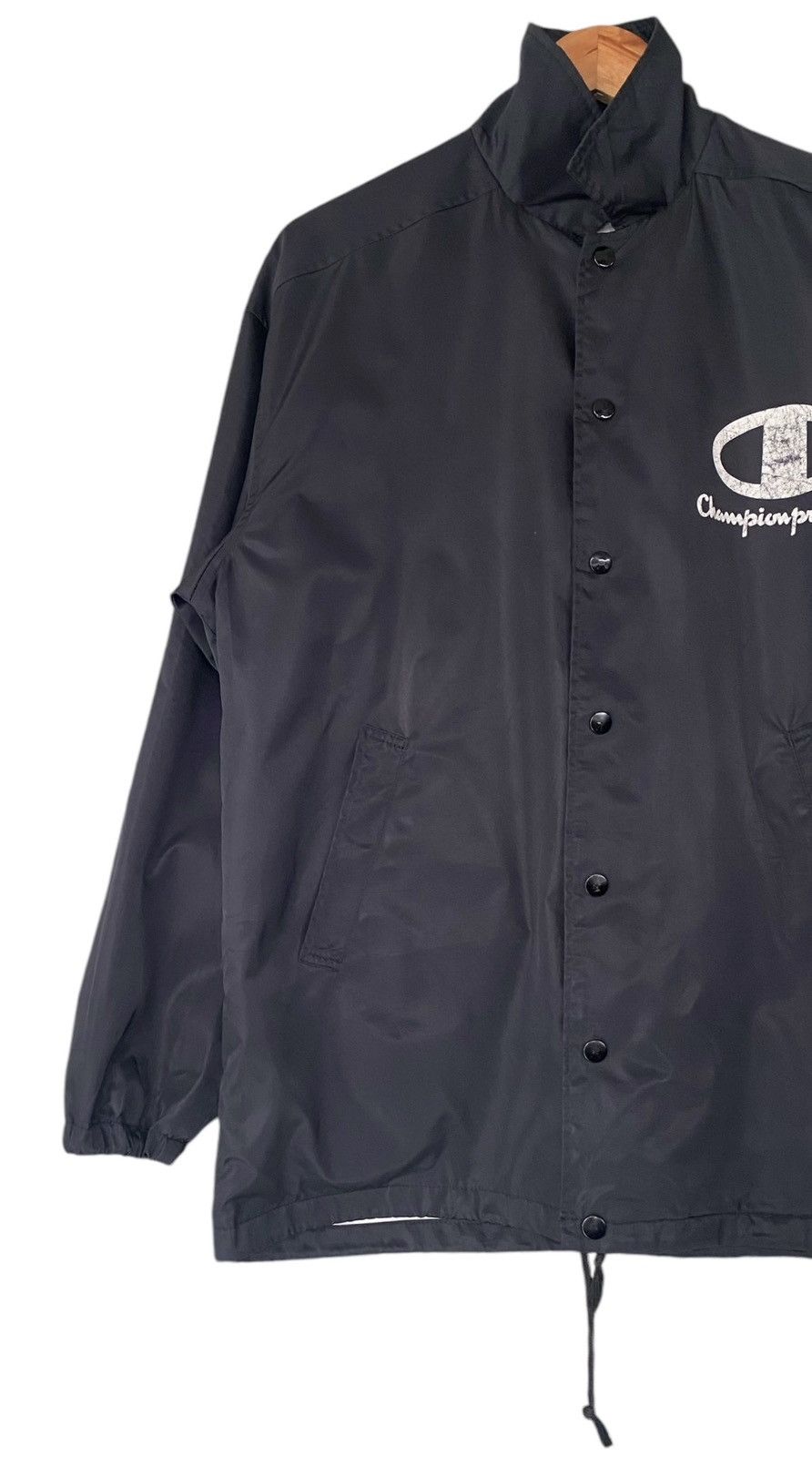 Champion × Champs Sport × Vintage CHAMPION Nylon Button Jacket Size US L / EU 52-54 / 3 - 3 Thumbnail