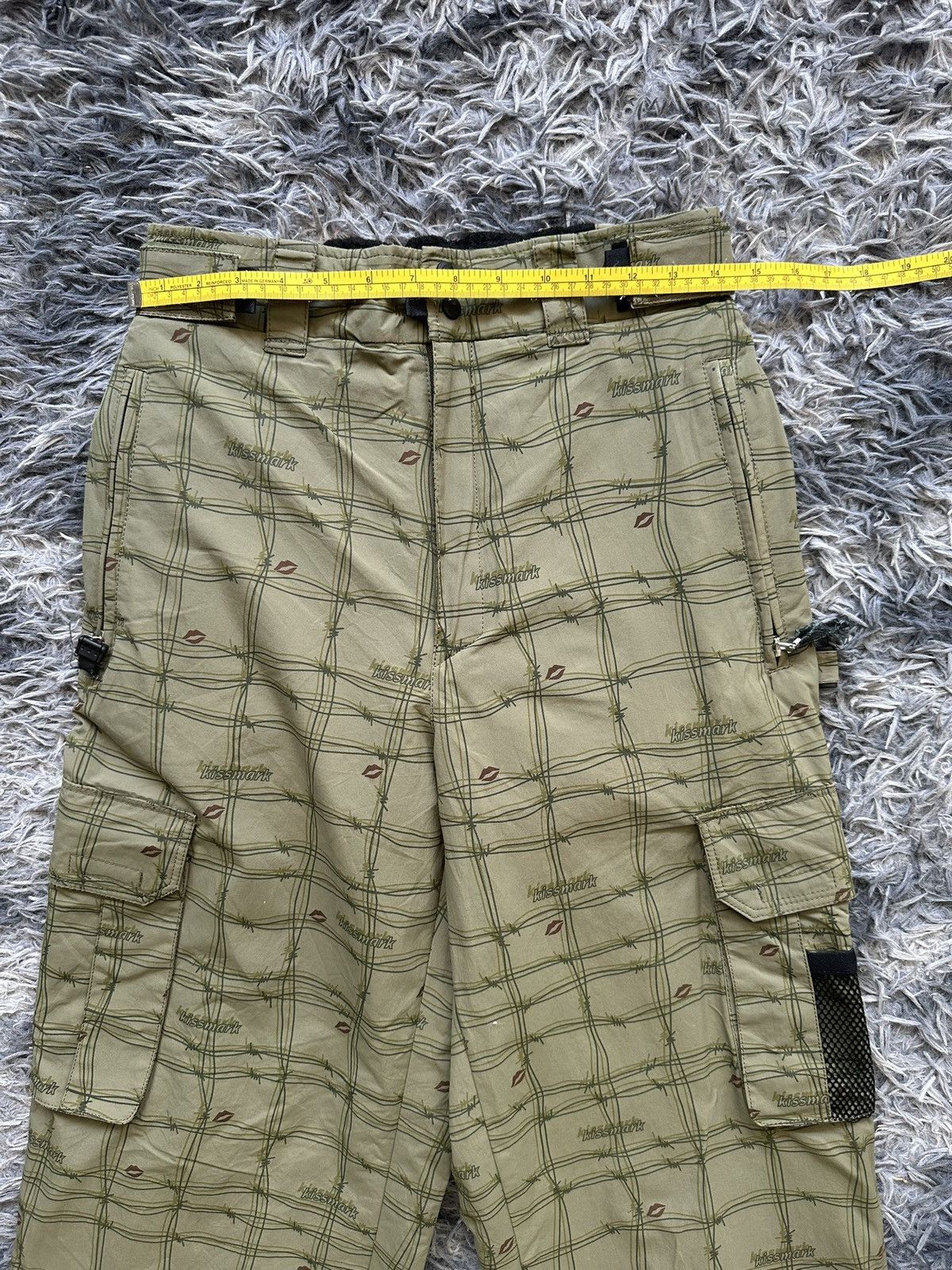 Japanese Brand 2000's Kissmark - Barbed gorpcore outdoor pants Size US 29 - 11 Thumbnail