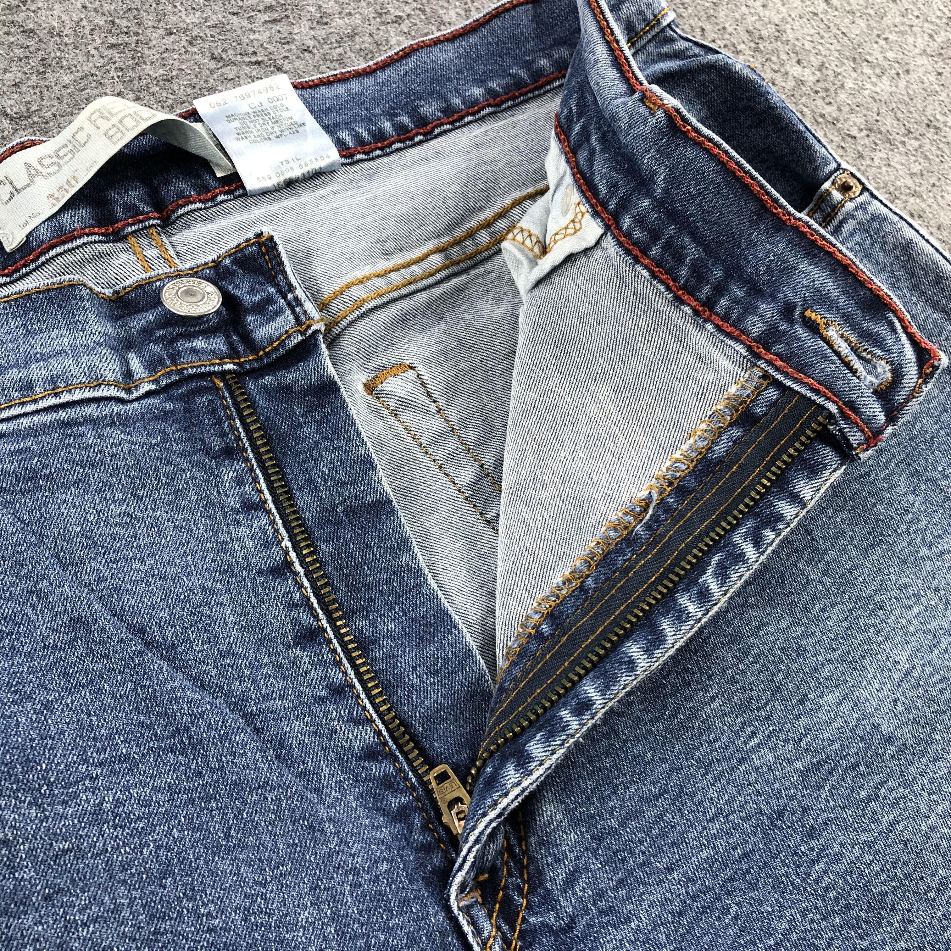 Levi's Vintage Blue Wash Levis 550 Jeans-J1704 Size US 34 / EU 50 - 11 Thumbnail