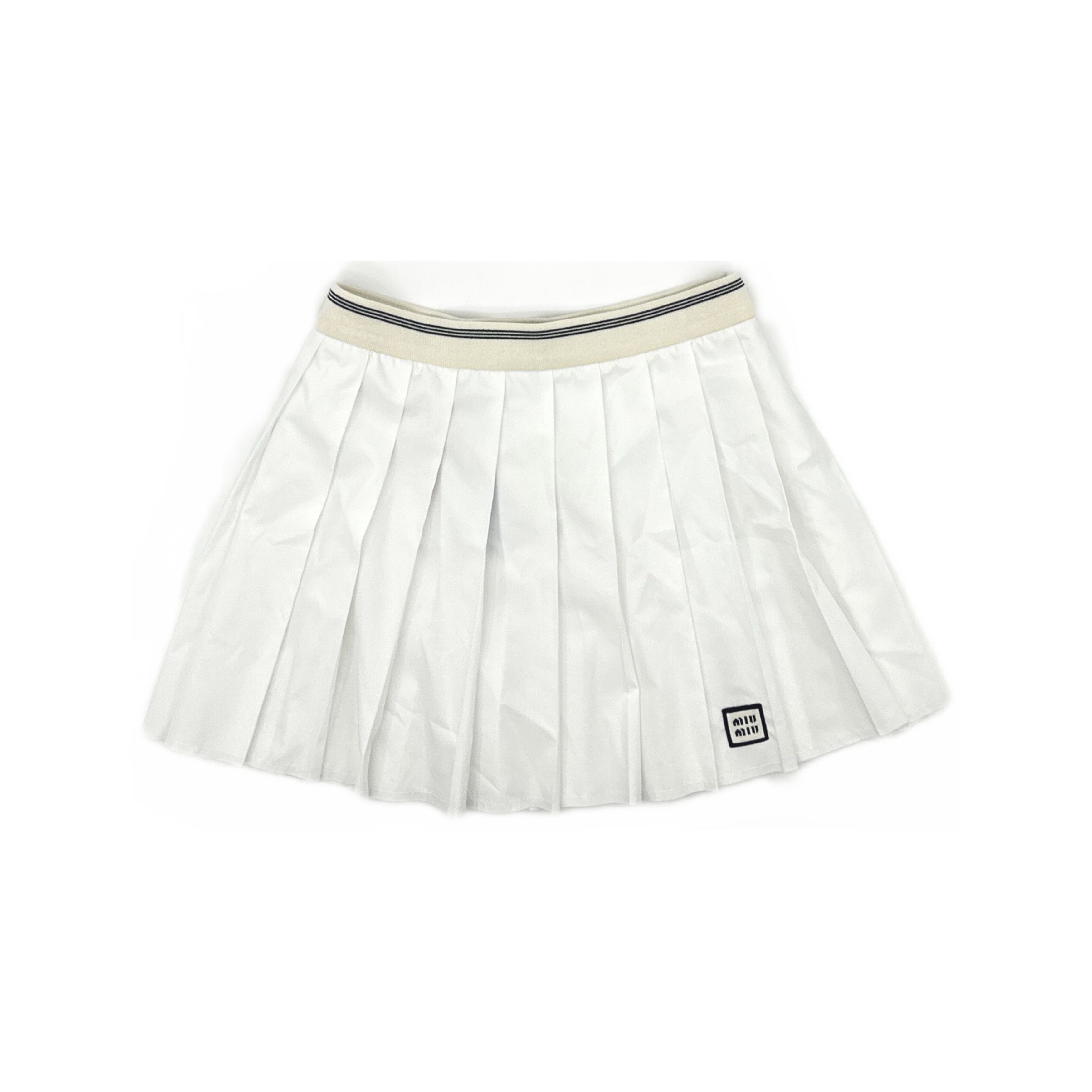 Miu Miu Miu Miu Pleated Mini Skirt Size 36 Size 25" / US 0 / IT 36 - 1 Thumbnail