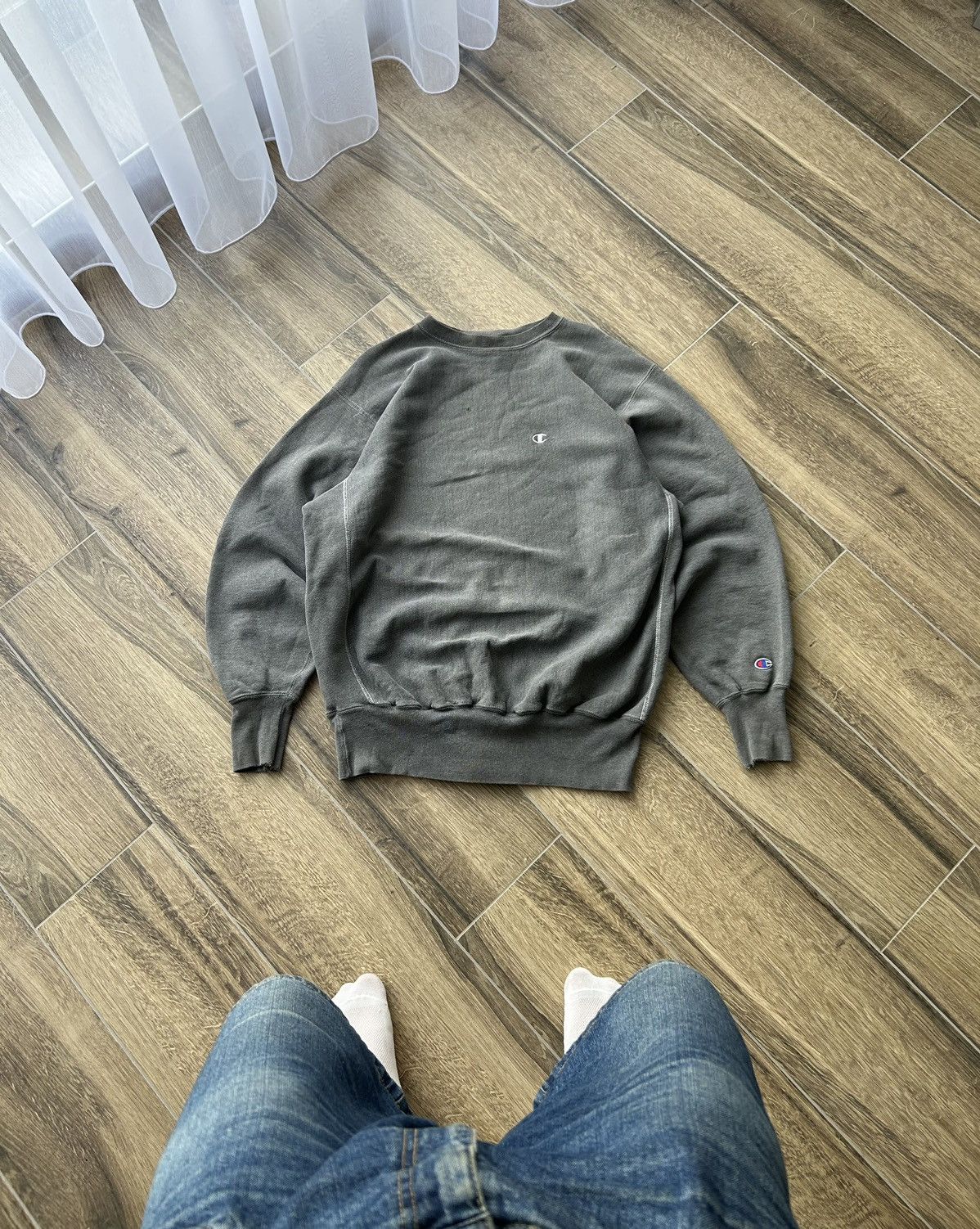 Champion × Vintage Vintage Champion Reverse Weave made in USA 🇺🇸 sweatshirt Size US XL / EU 56 / 4 - 1 Thumbnail