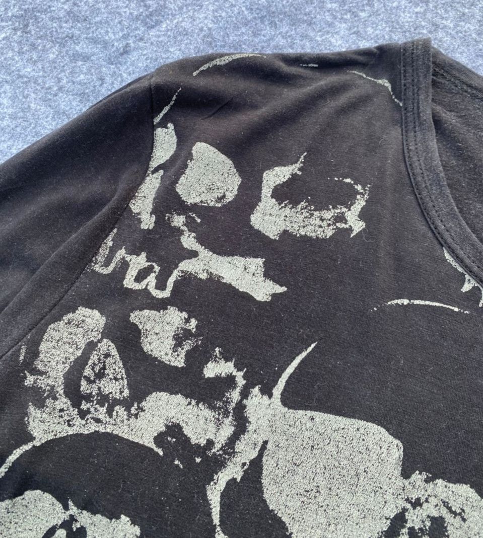 Japanese Brand Vintage Custom Custure Skulls Punk Long Sleeve Shirt Size M / US 6-8 / IT 42-44 - 3 Thumbnail