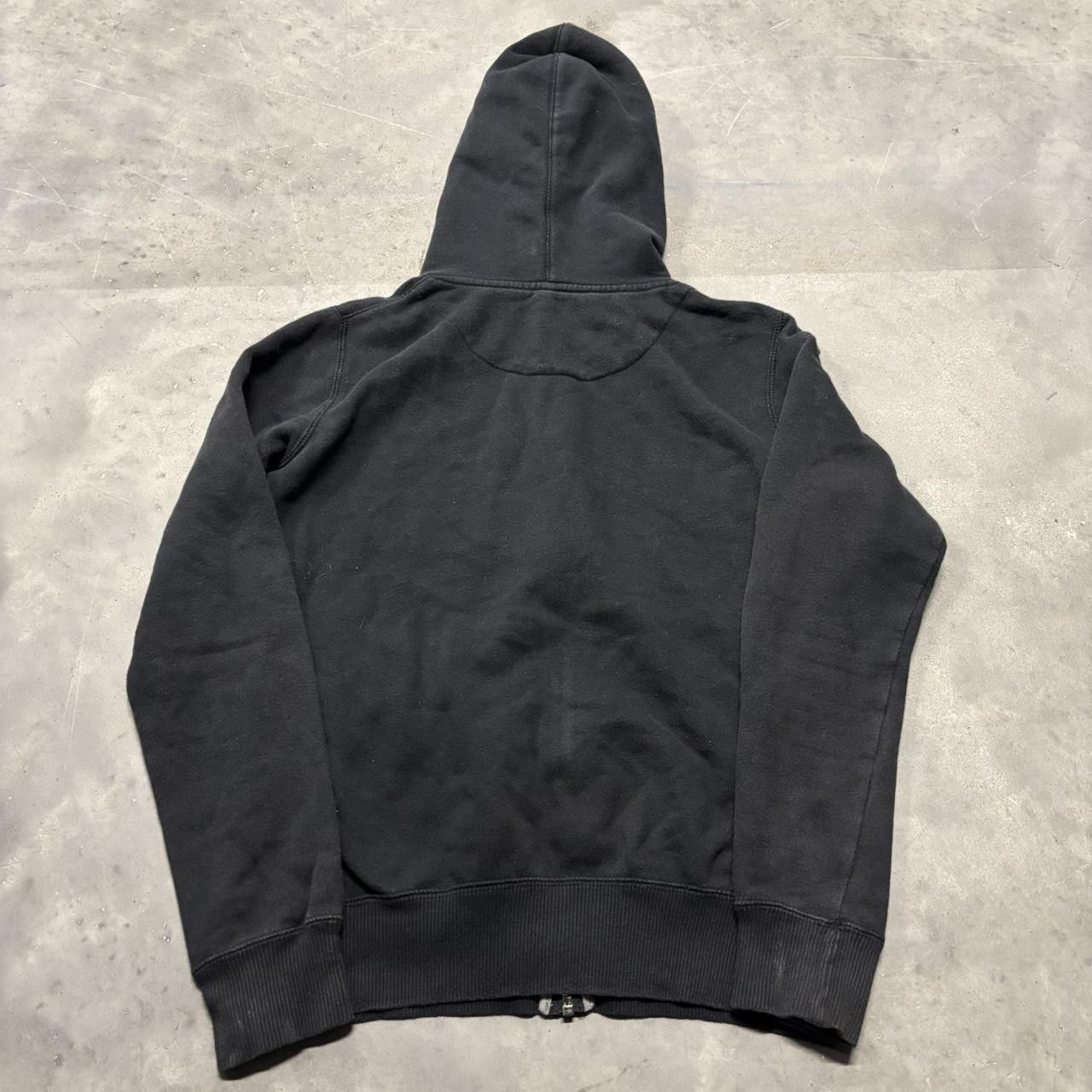 Nike × Vintage Crazy Vintage Y2K/2000s Black Nike Swoosh Zip Up Hoodie! Size S / US 4 / IT 40 - 7 Thumbnail