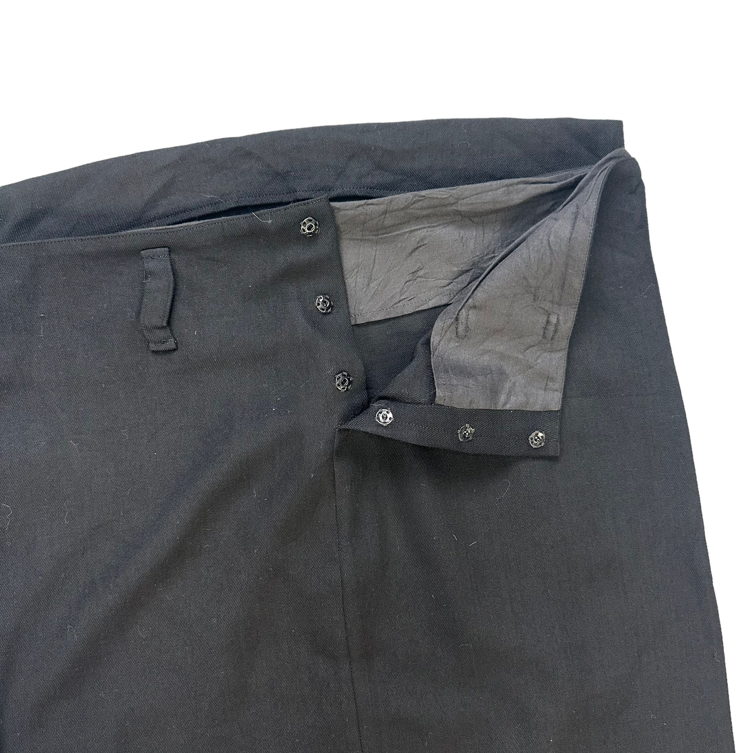 Yohji Yamamoto Y's YOHJI YAMAMOTO LAINE WOOL SKIRT #7732-167 Size 36" / US 14 / IT 50 - 9 Thumbnail