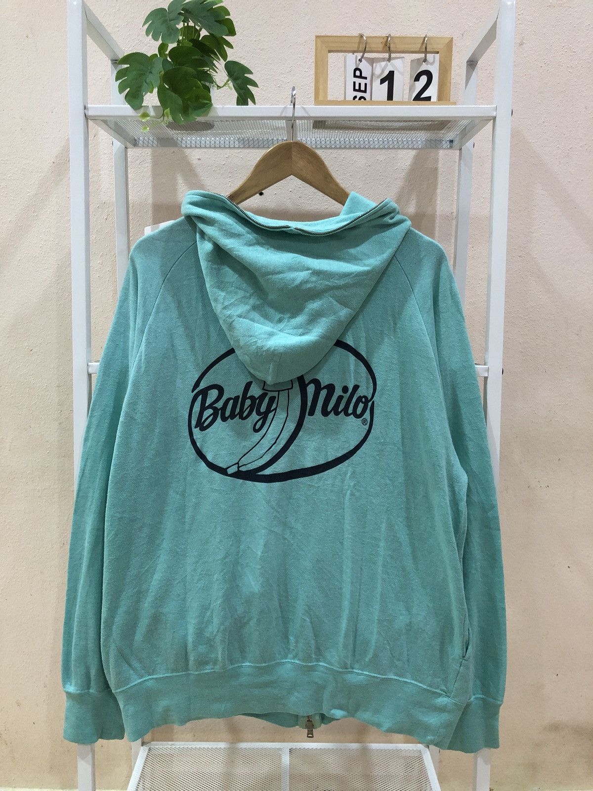 Bape OG 2006 A Bathing Ape Baby Milo Turquoise Full Zip Hoodie Size US L / EU 52-54 / 3 - 2 Thumbnail