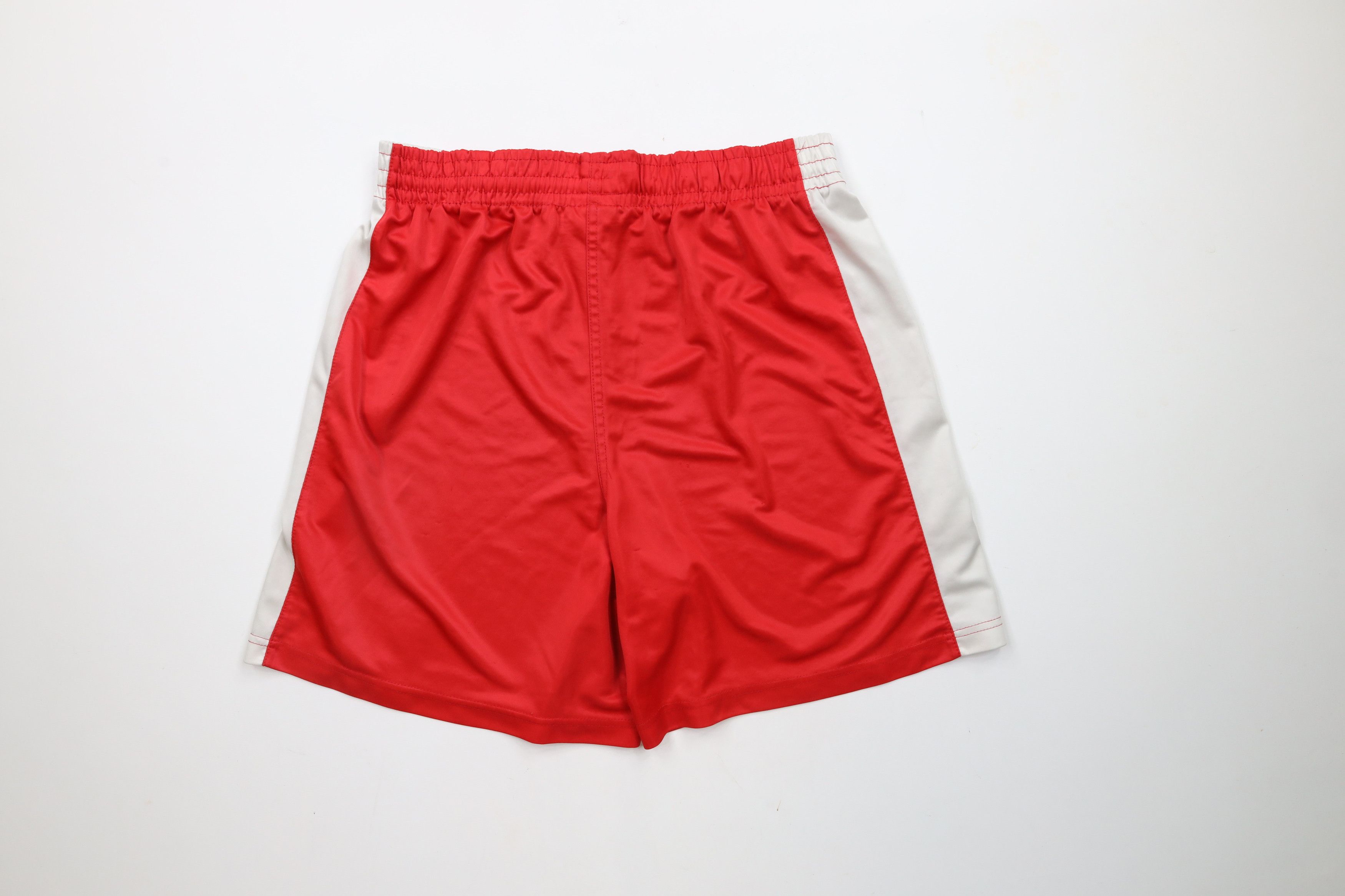 Vintage Vintage 90s Streetwear Above Knee Futbol Soccer Shorts Red Size US 32 / EU 48 - 9 Thumbnail