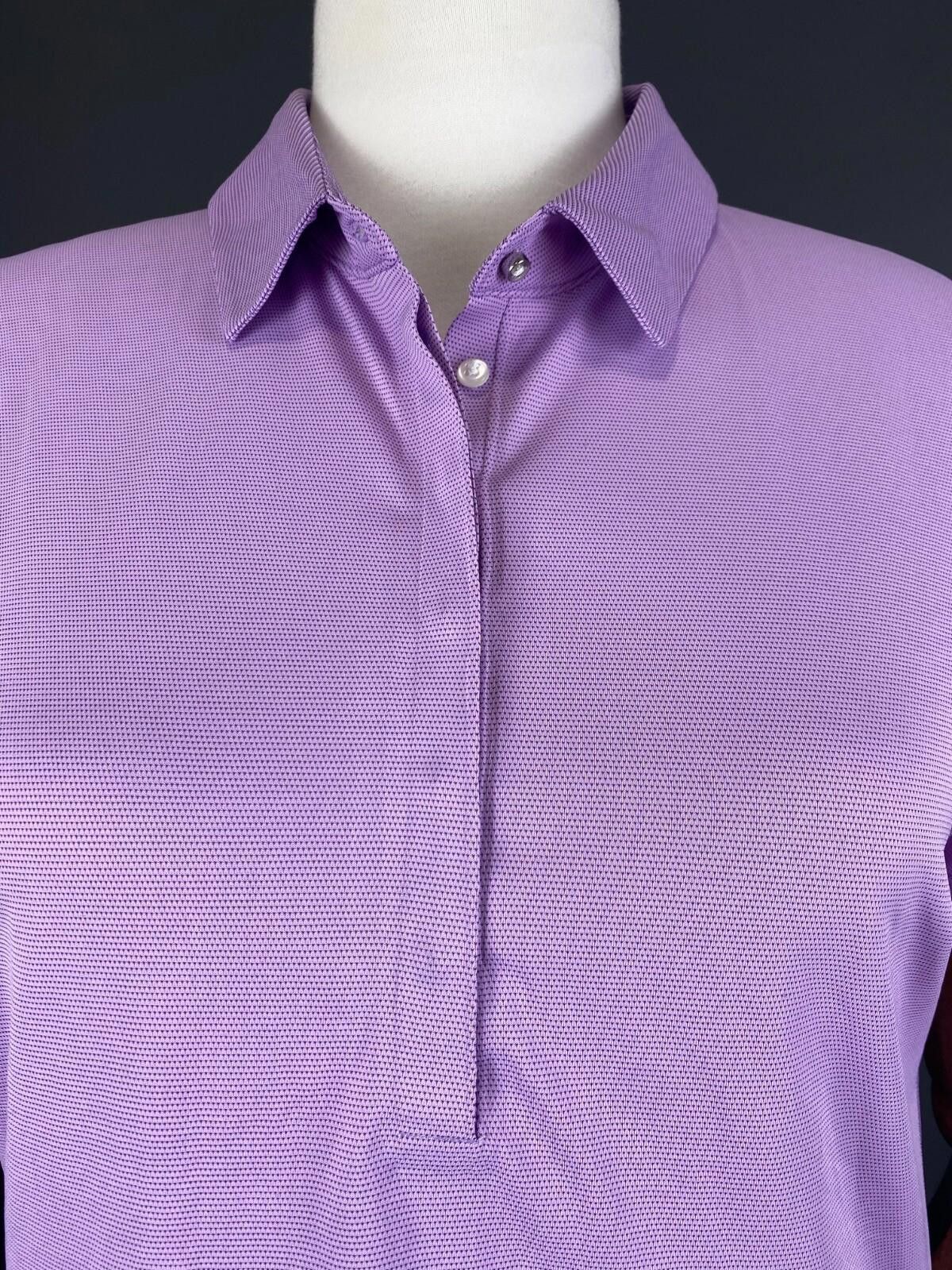 KJUS KJUS Susie Polo Purple Short Sleeve Polo Shirt Size 40 / L Size M / US 6-8 / IT 42-44 - 5 Thumbnail