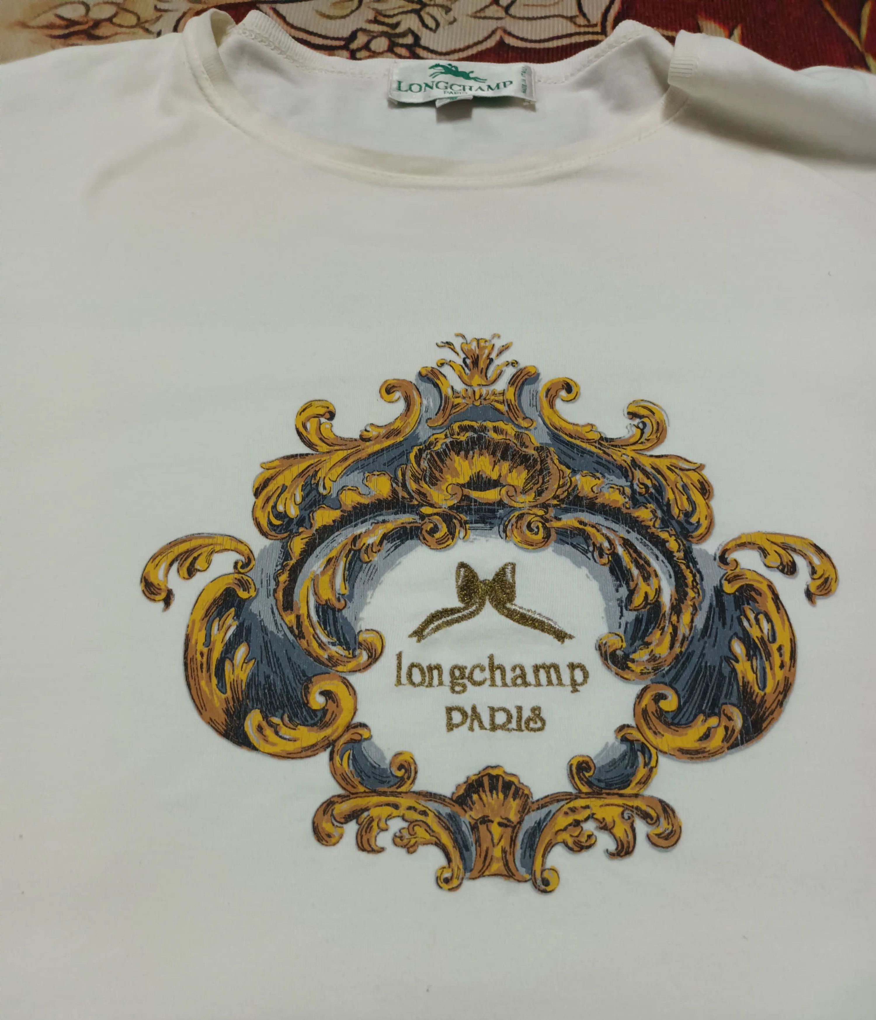 Longchamp 🔥 LONGCHAMP PARIS MADE IN ITALY T - SHIRT 🔥 Size US S / EU 44-46 / 1 - 5 Thumbnail