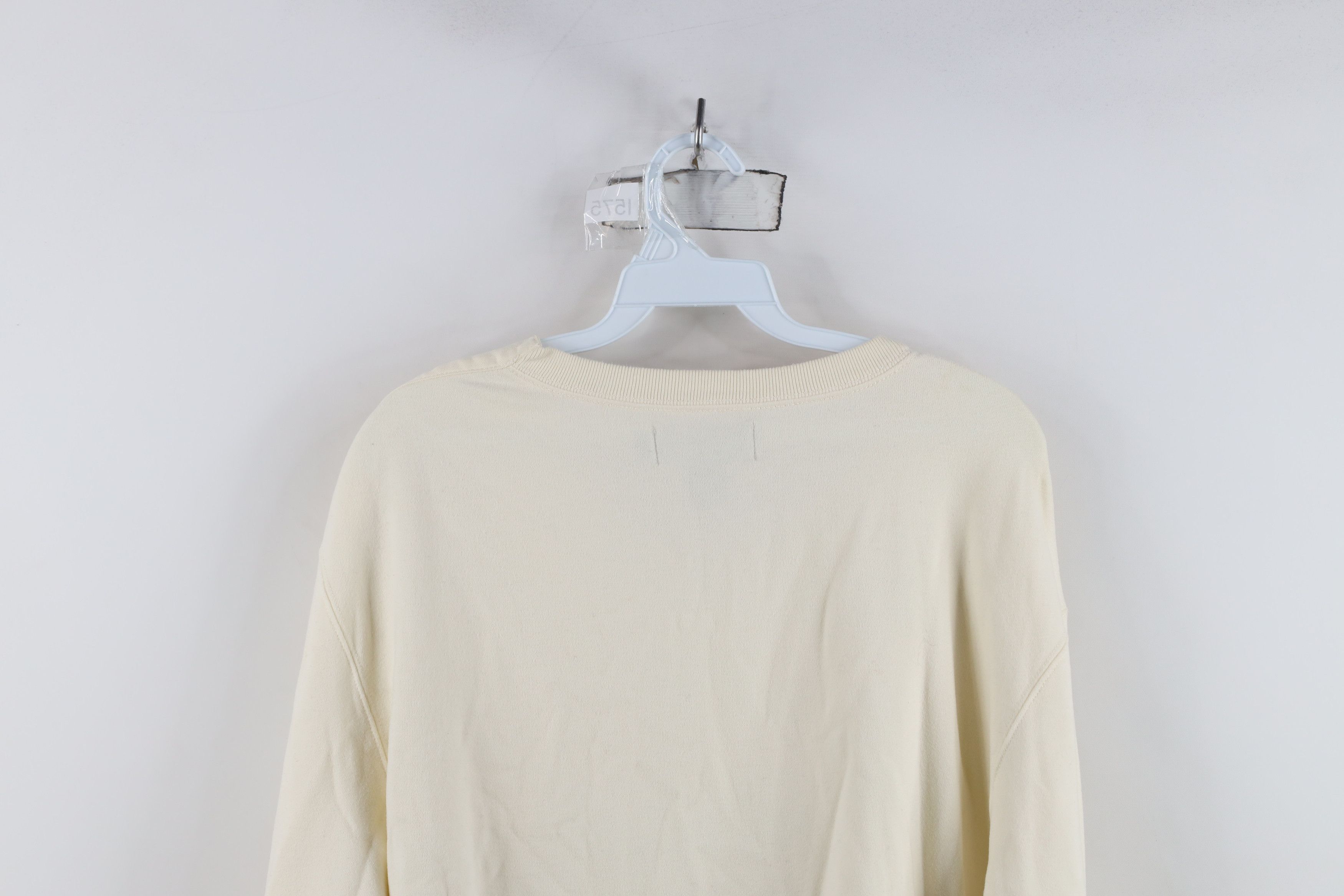 Ralph Lauren Vintage 90s Ralph Lauren Commando Military Sweatshirt Cream Size US XL / EU 56 / 4 - 11 Thumbnail