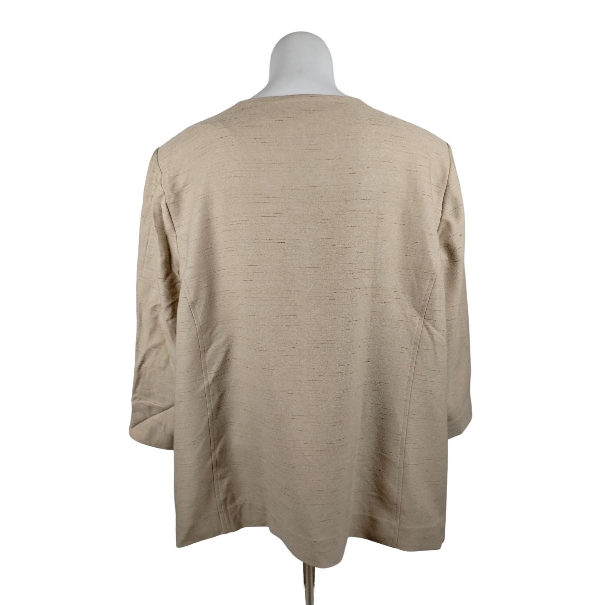 Designer Alfred Dunner Womens 18W Blazer Jacket Sheer Romance with Em Size XXL / US 16-18 / IT 52-54 - 3 Thumbnail