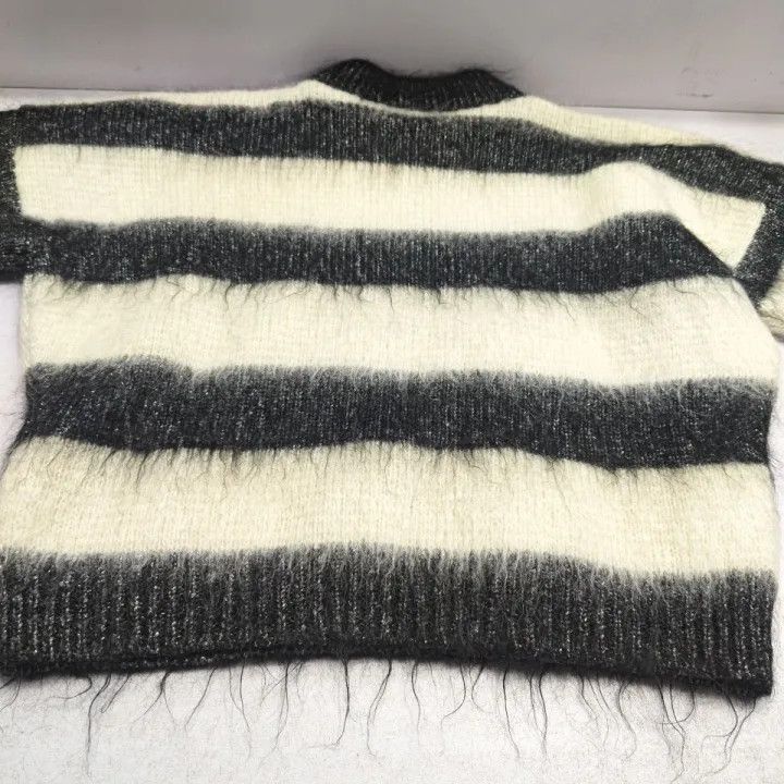 Saint Laurent Paris Saint Laurent Striped Long Sleeve Sweater -2507 Size XS / US 0-2 / IT 36-38 - 9 Thumbnail