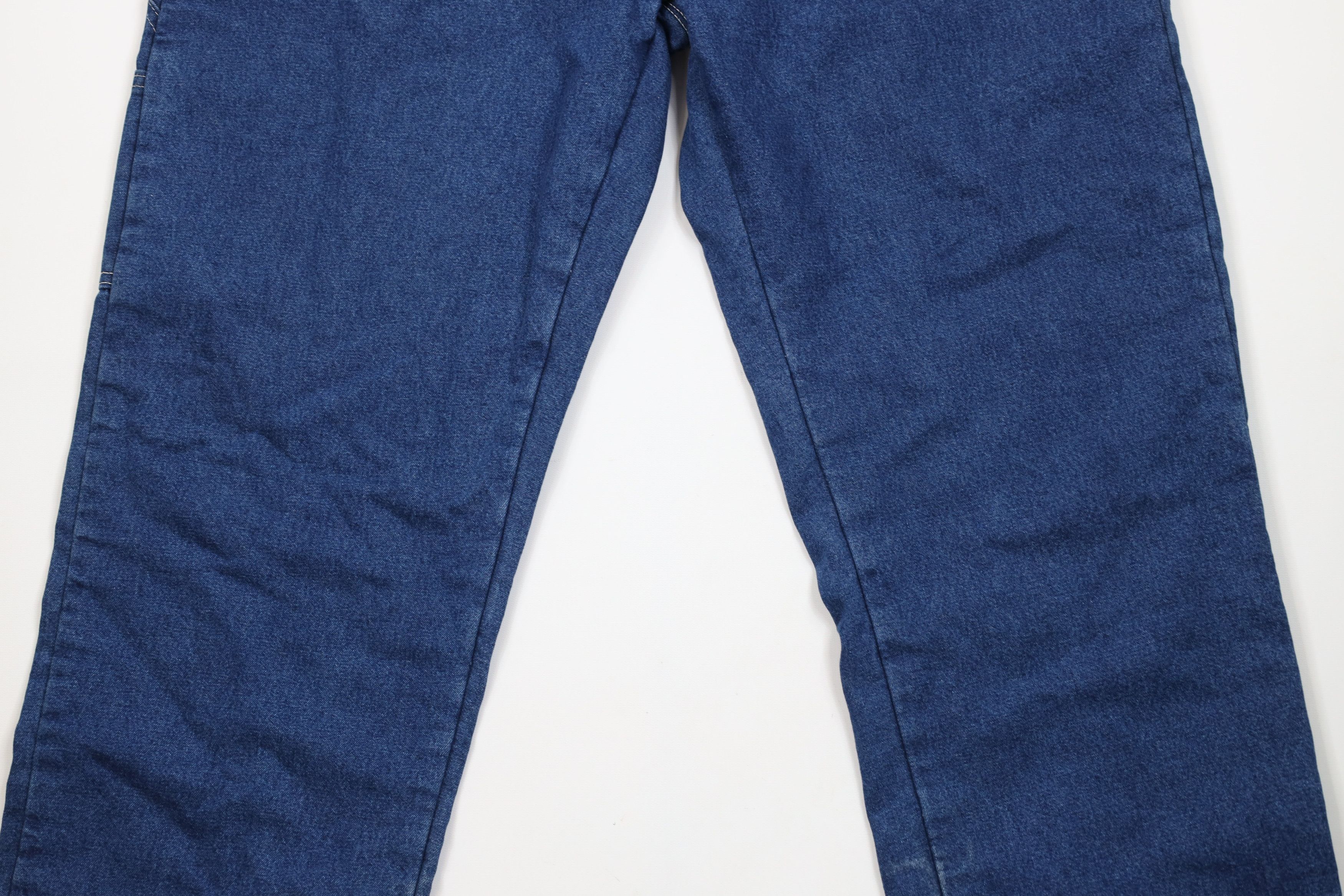 Dickies Vintage Dickies Fit Flannel Lined Wide Leg Dungaree Jeans Size US 38 / EU 54 - 4 Thumbnail