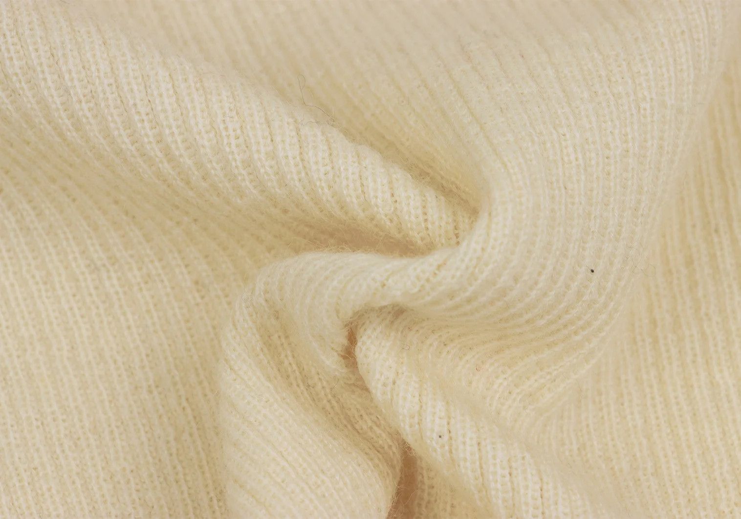 Jean Paul Gaultier Wool Ribbed Knit Sweater in Cream Size 48 Size US M / EU 48-50 / 2 - 14 Thumbnail