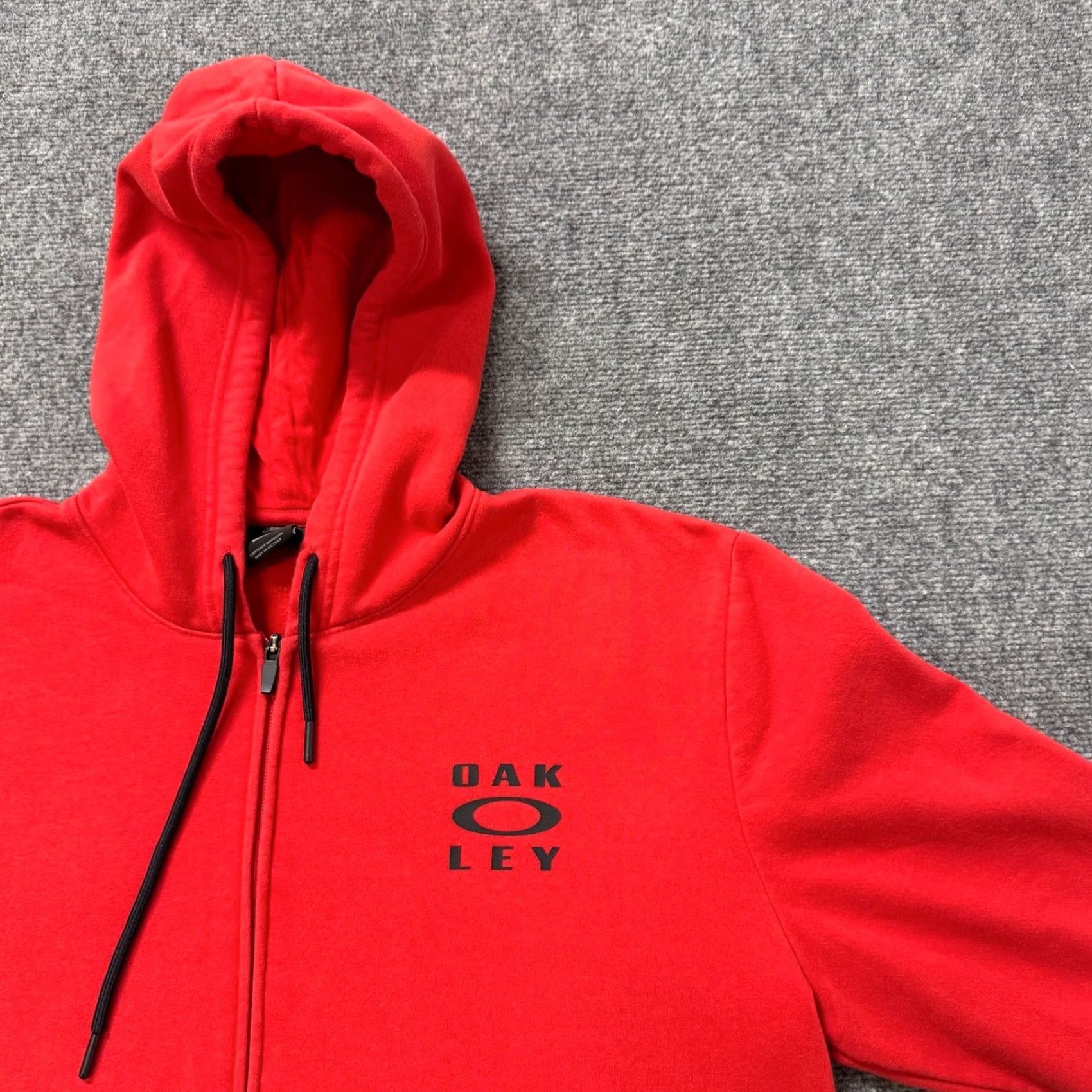 Oakley Oakley Jacket Men XL Regular Fit Red Cotton Blend Full Zip Activewear Overcoat Size US XL / EU 56 / 4 - 7 Thumbnail