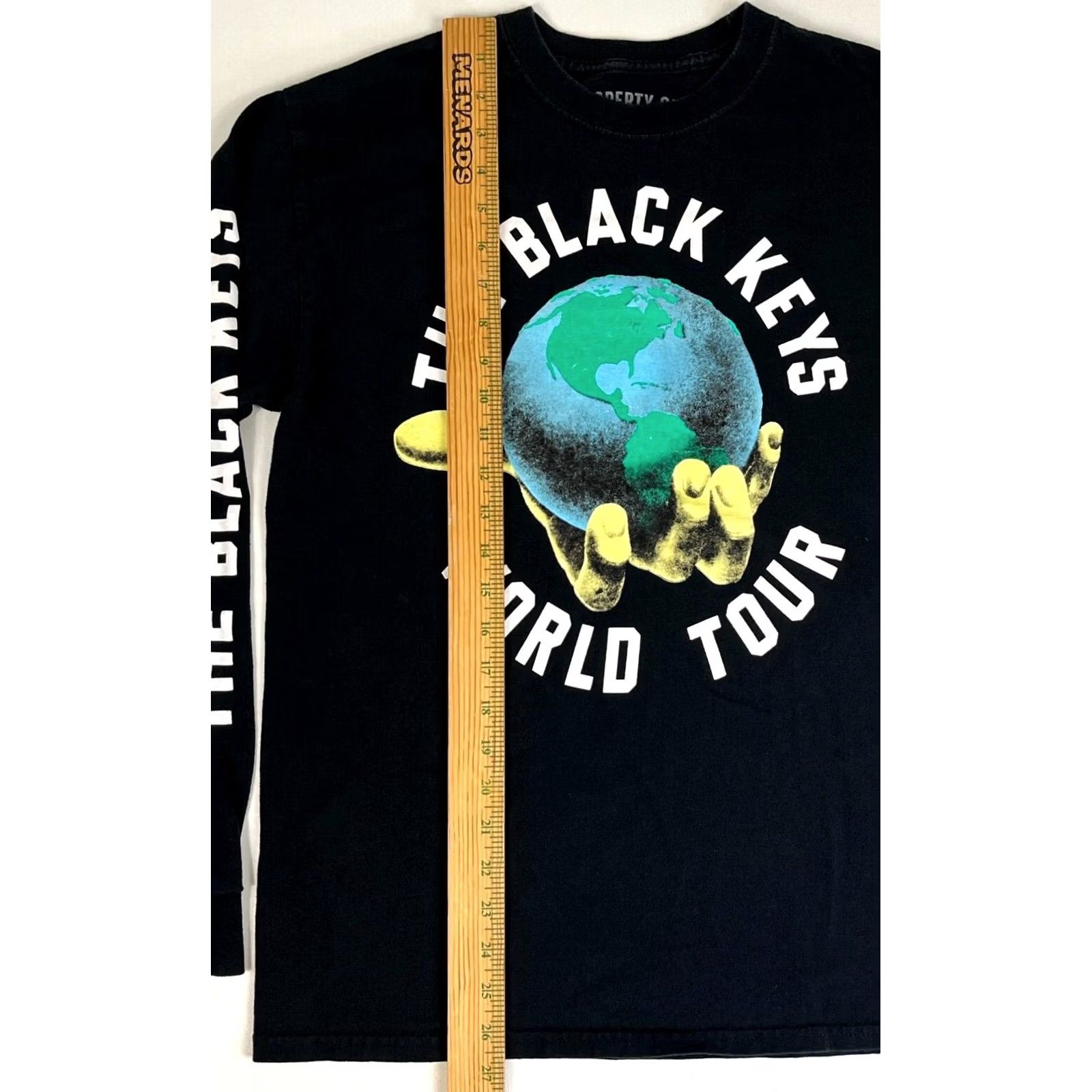 Vintage The Black Keys 2019 World Tour Long Sleeve T-Shirt Mens M Double-Sided Solid Black Cotton Shirt Size US M / EU 48-50 / 2 - 6 Thumbnail