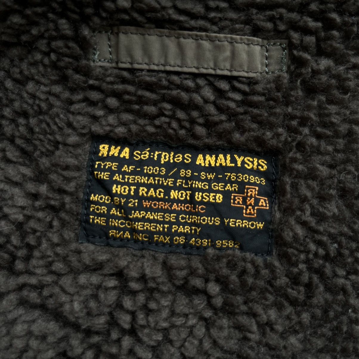 Japanese Brand RNA FUR TYPE AF 1003 BOMBER LIKE ALPHA INDUSTRIES Size M / US 6-8 / IT 42-44 - 4 Thumbnail