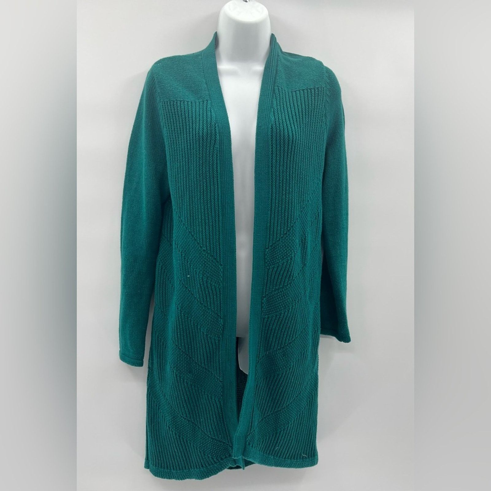 Chicos Chico's Long Cardigan for Women Cable Knit Size S / US 4 / IT 40 - 2 Thumbnail