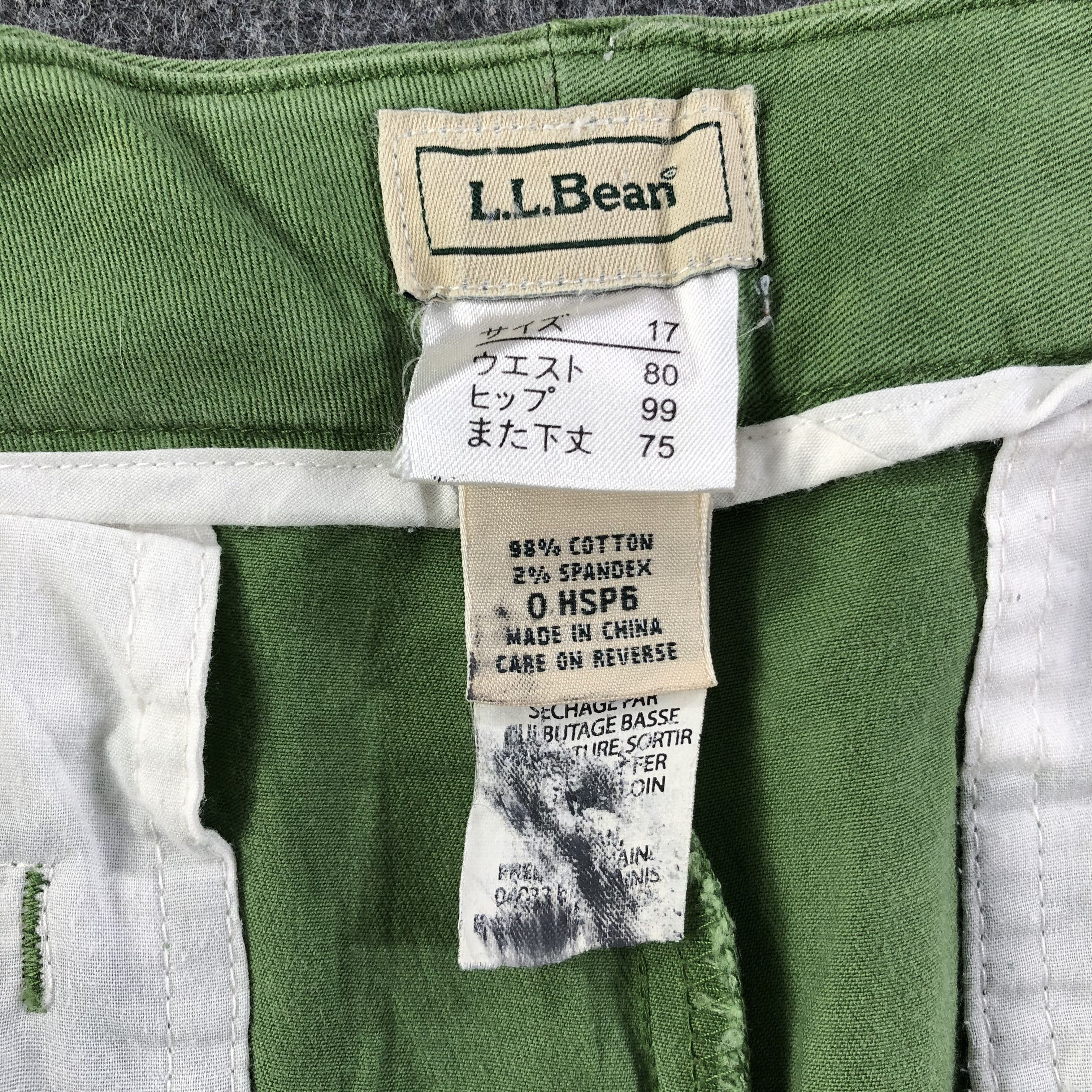 Japanese Brand × L.L. Bean × Vintage LL Bean Pants Green Trouser -J2709 Size US 35 - 7 Thumbnail