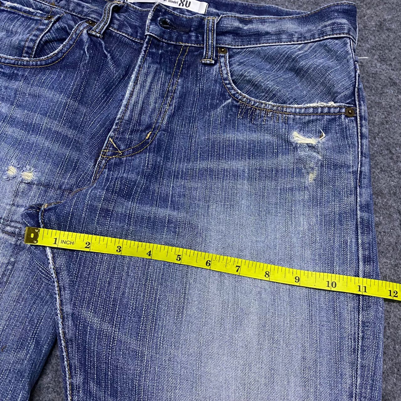 Edwin 💥Flare💥Vintage Edwin Exclusive Vintage Distressed Denim Size US 33 - 6 Thumbnail