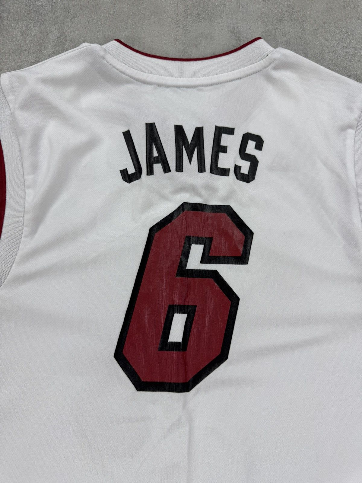 Adidas LeBron James Adidas Men's Miami Heat Official Home Jersey Size US S / EU 44-46 / 1 - 4 Thumbnail