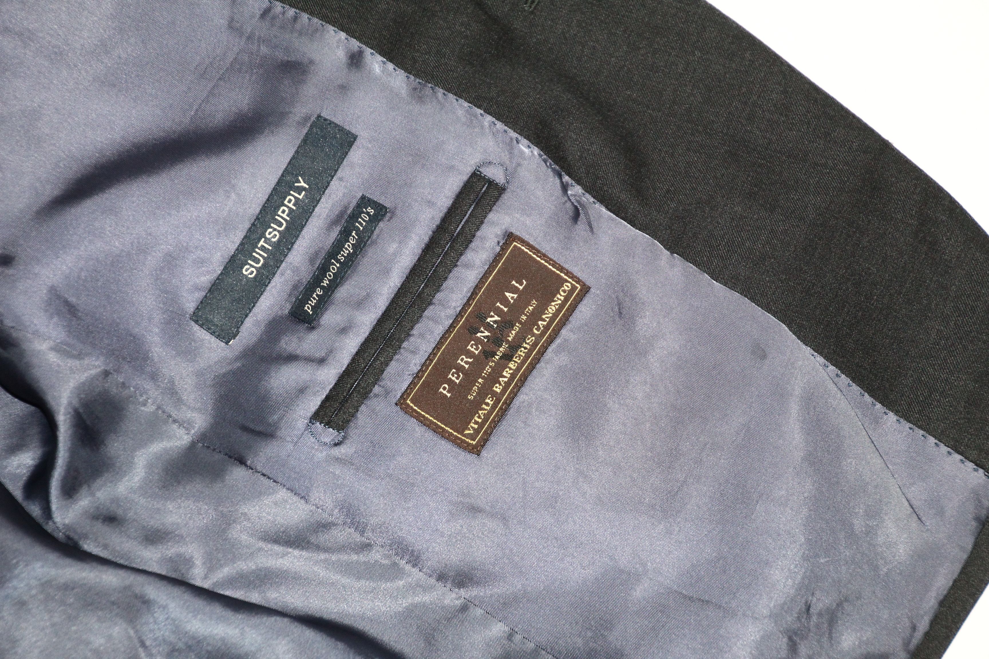 Suitsupply Suitsupply Napoli pure wool super 110's blazer suit jacket Size 38S - 12 Thumbnail