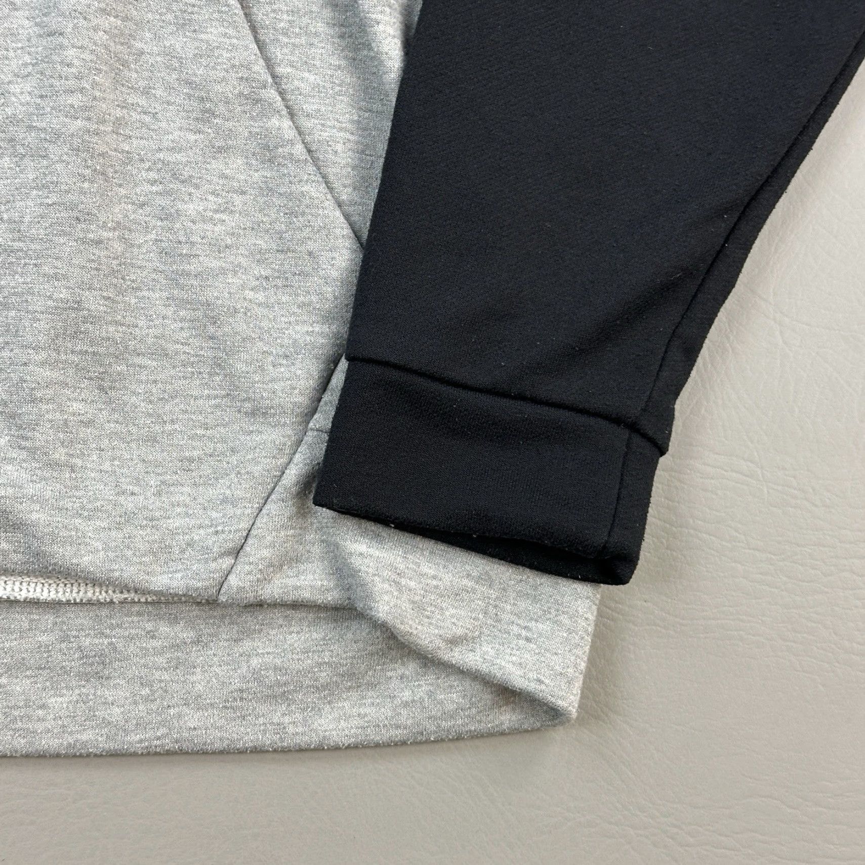 Nike Nike Hoodie Mens Medium Gray Black Dri Fit Full Zip Lightweight Logo Spellout Clothing Utt Most Likely Size US M / EU 48-50 / 2 - 3 Thumbnail
