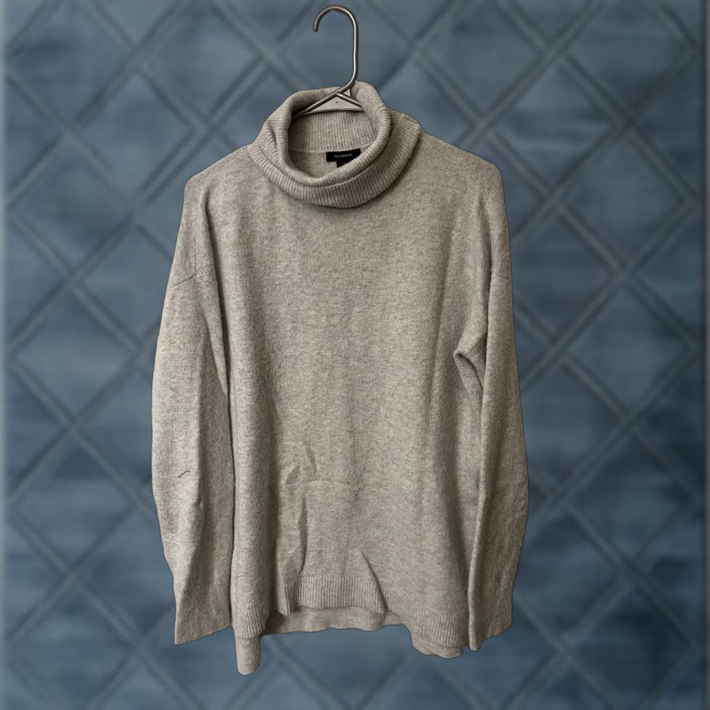Vintage Halogen Sweater Cowl Neck Women's Size L Gray Wool Acrylic Blend Pullover Size L / US 10 / IT 46 - 1 Thumbnail