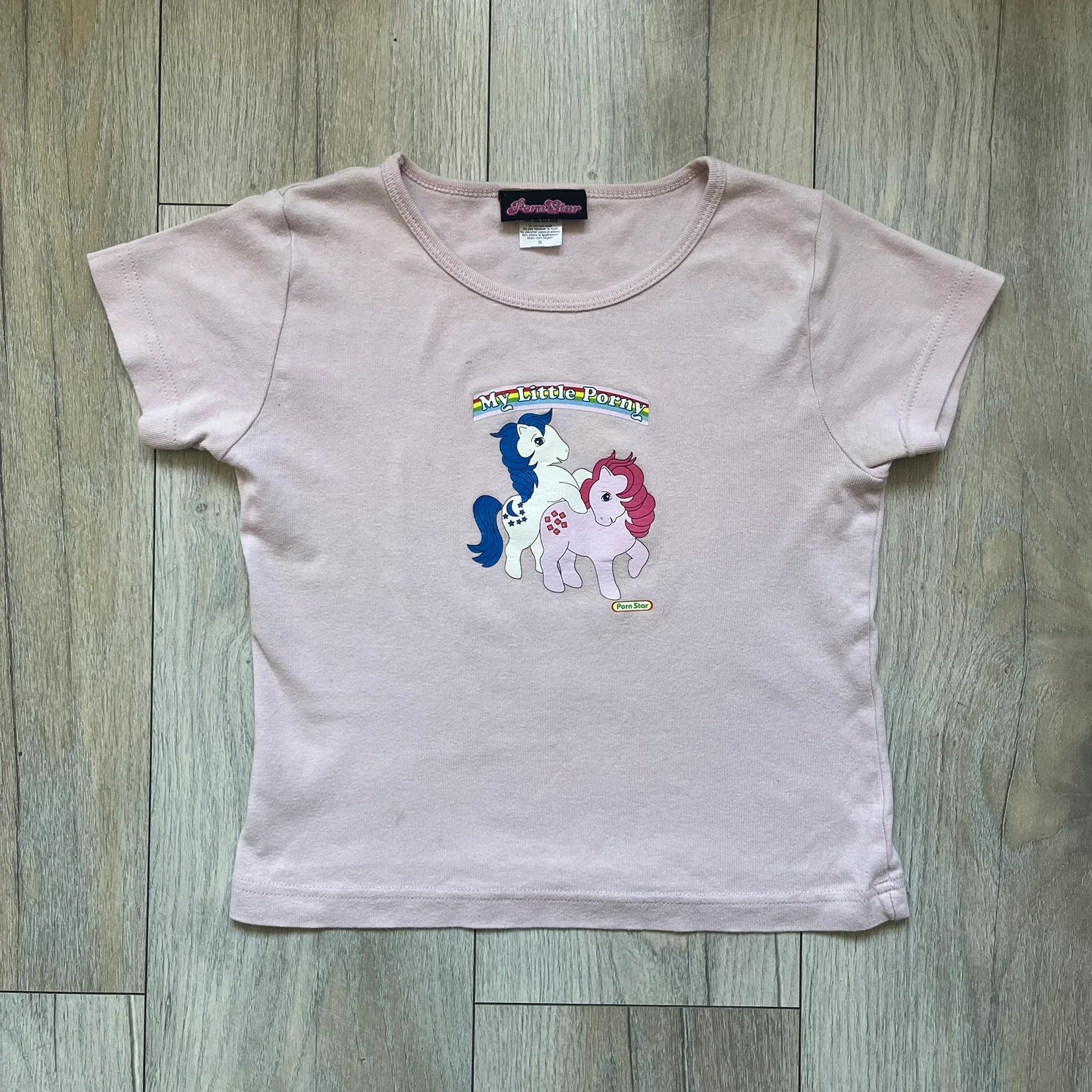 Hook-Ups Pornstar Clothing My Little Pony Pink Tee Size S / US 4 / IT 40 - 1 Thumbnail