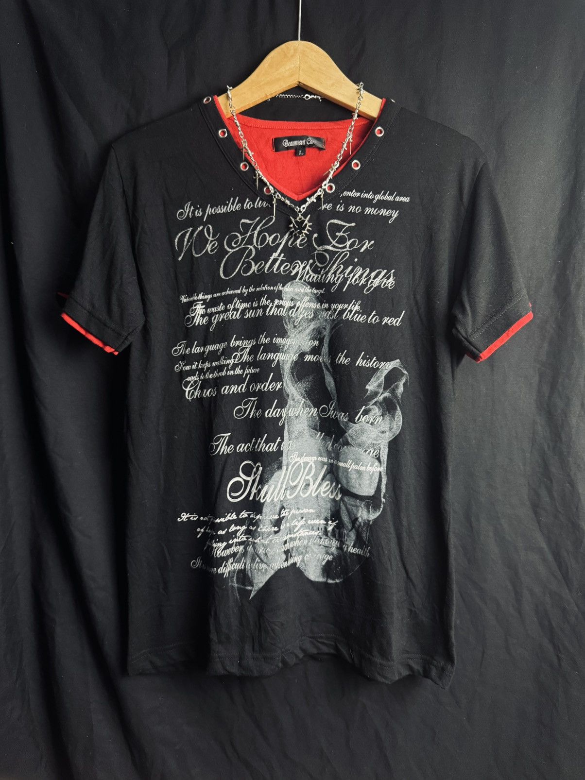 Yasuyuki Ishii Vkei Japanese Beaumontcarr Poem Smoke Tees Size US L / EU 52-54 / 3 - 1 Thumbnail