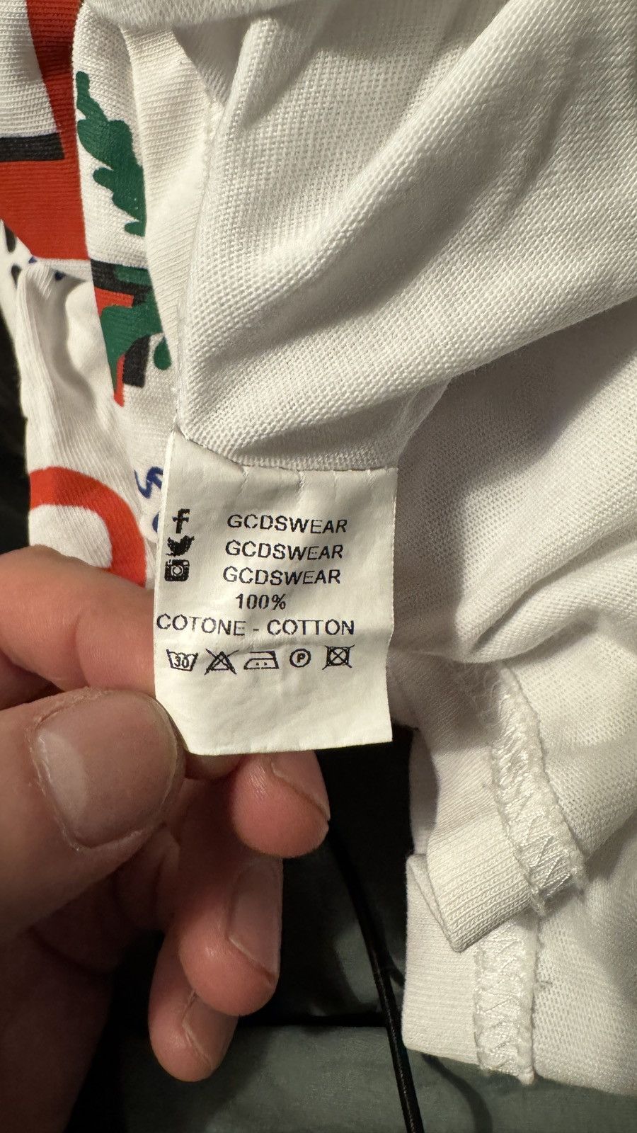 GCDS Gcds graffiti men tee t shirt Size US L / EU 52-54 / 3 - 6 Thumbnail