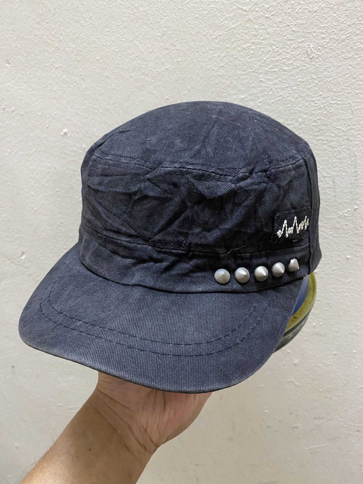 Japanese Brand × Vintage Twofold Style Vintage Struded Cadet Distressed Style Cap Hat Size ONE SIZE - 1 Thumbnail